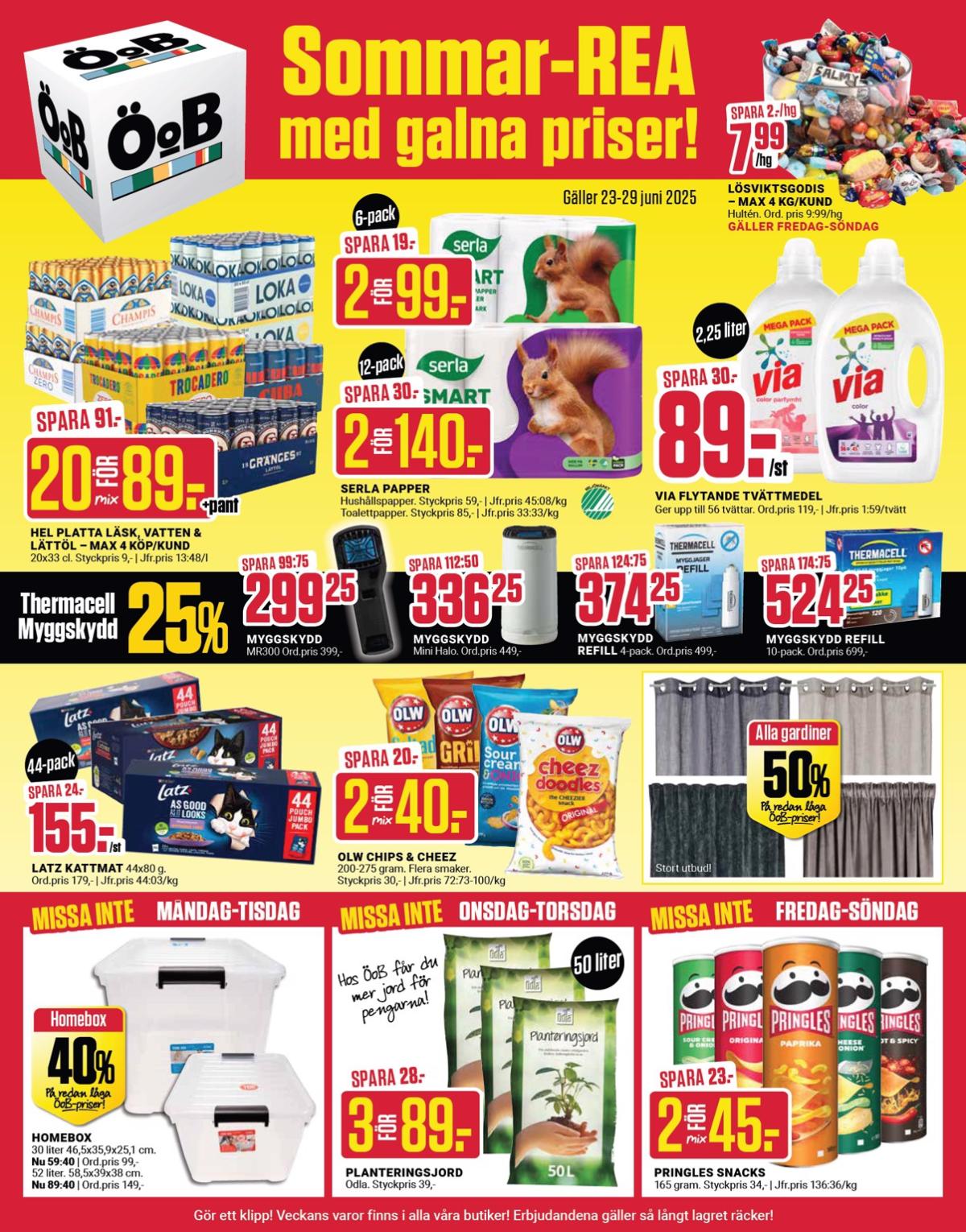 ÖoB-reklambladet giltigt från 23/06 - 29/06