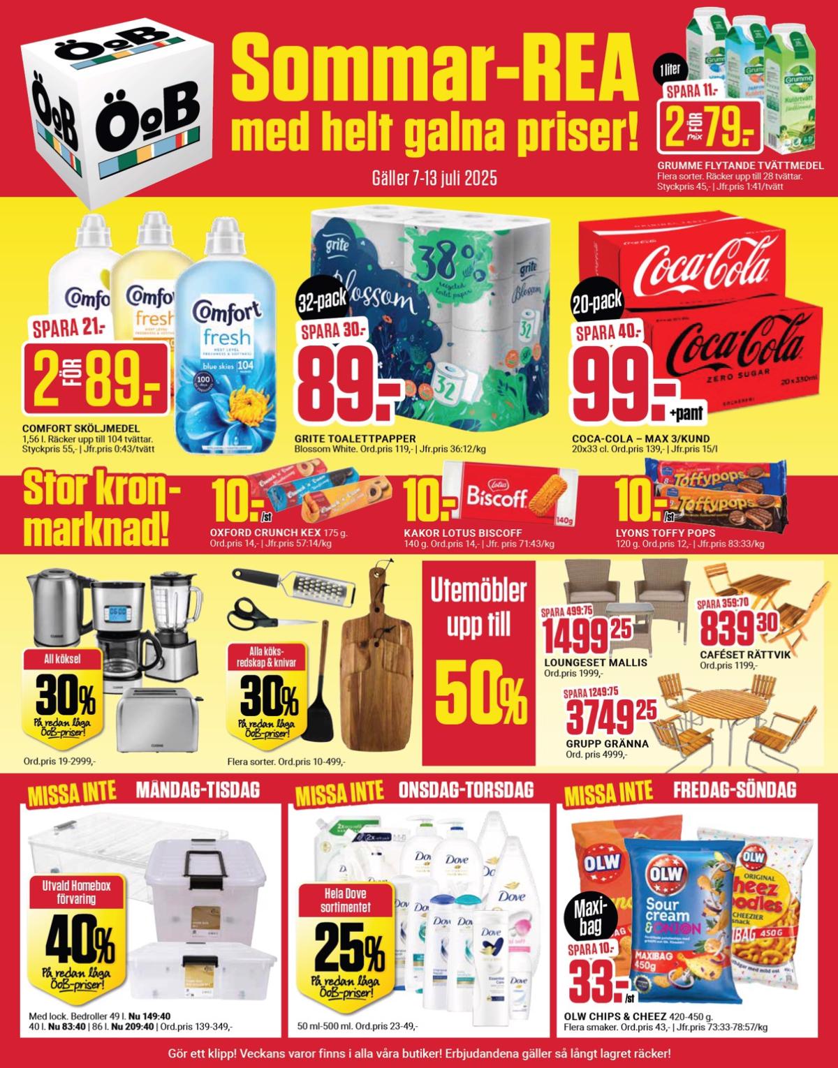 ÖoB-reklambladet giltigt från 07/07 - 13/07