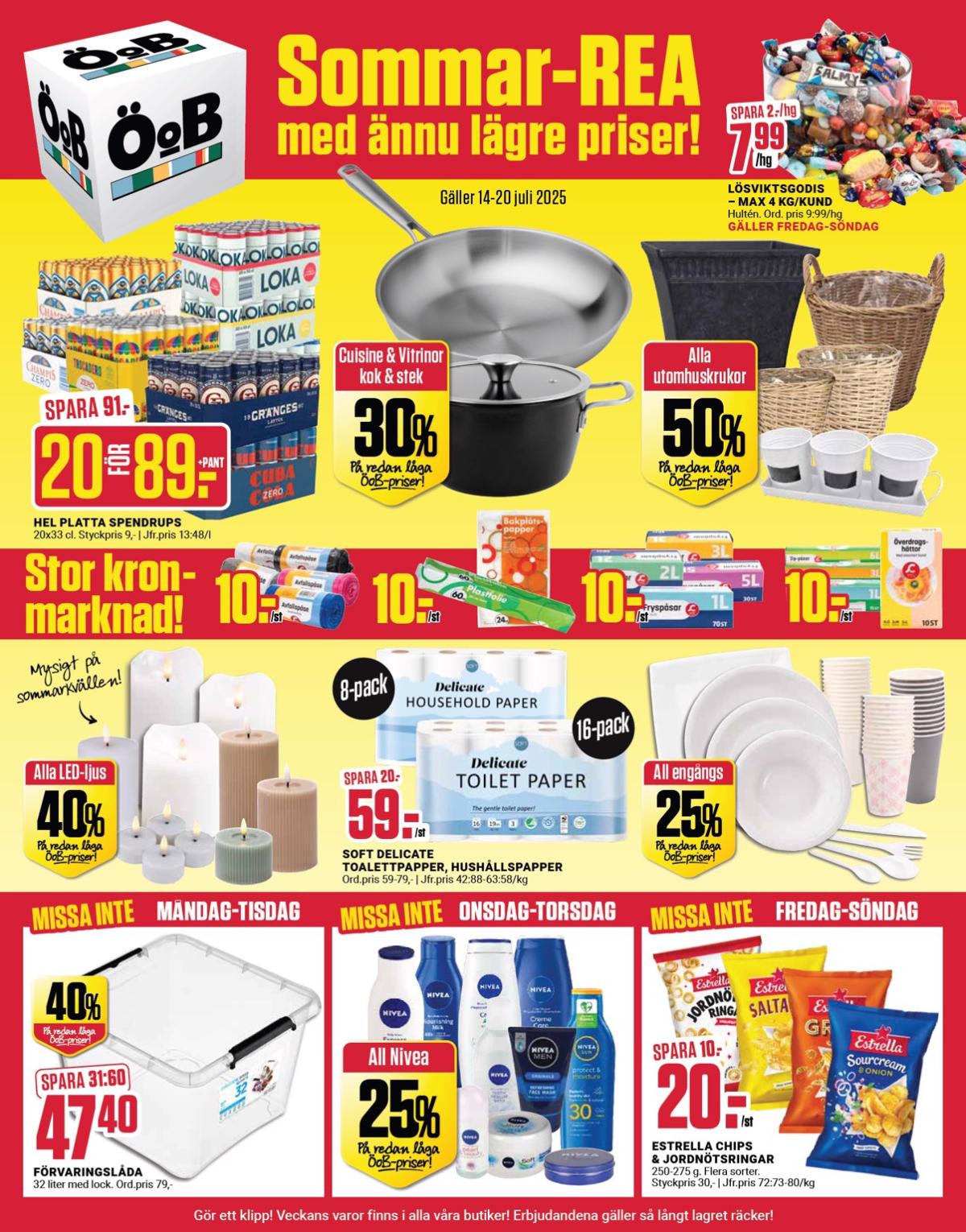 ÖoB-reklambladet giltigt från 14/07 - 20/07