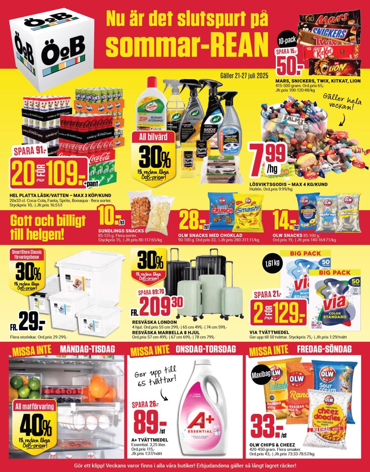 ÖoB-reklambladet giltigt från 21/07 - 27/07