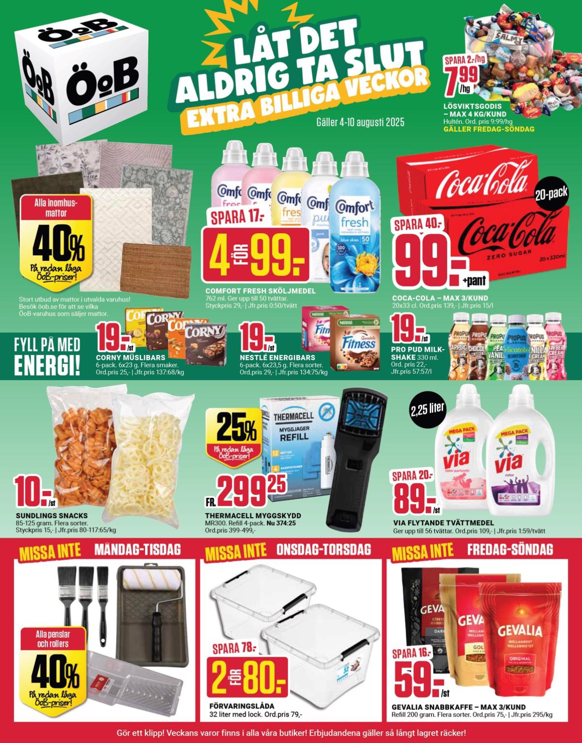 ÖoB-reklambladet giltigt från 04/08 - 10/08
