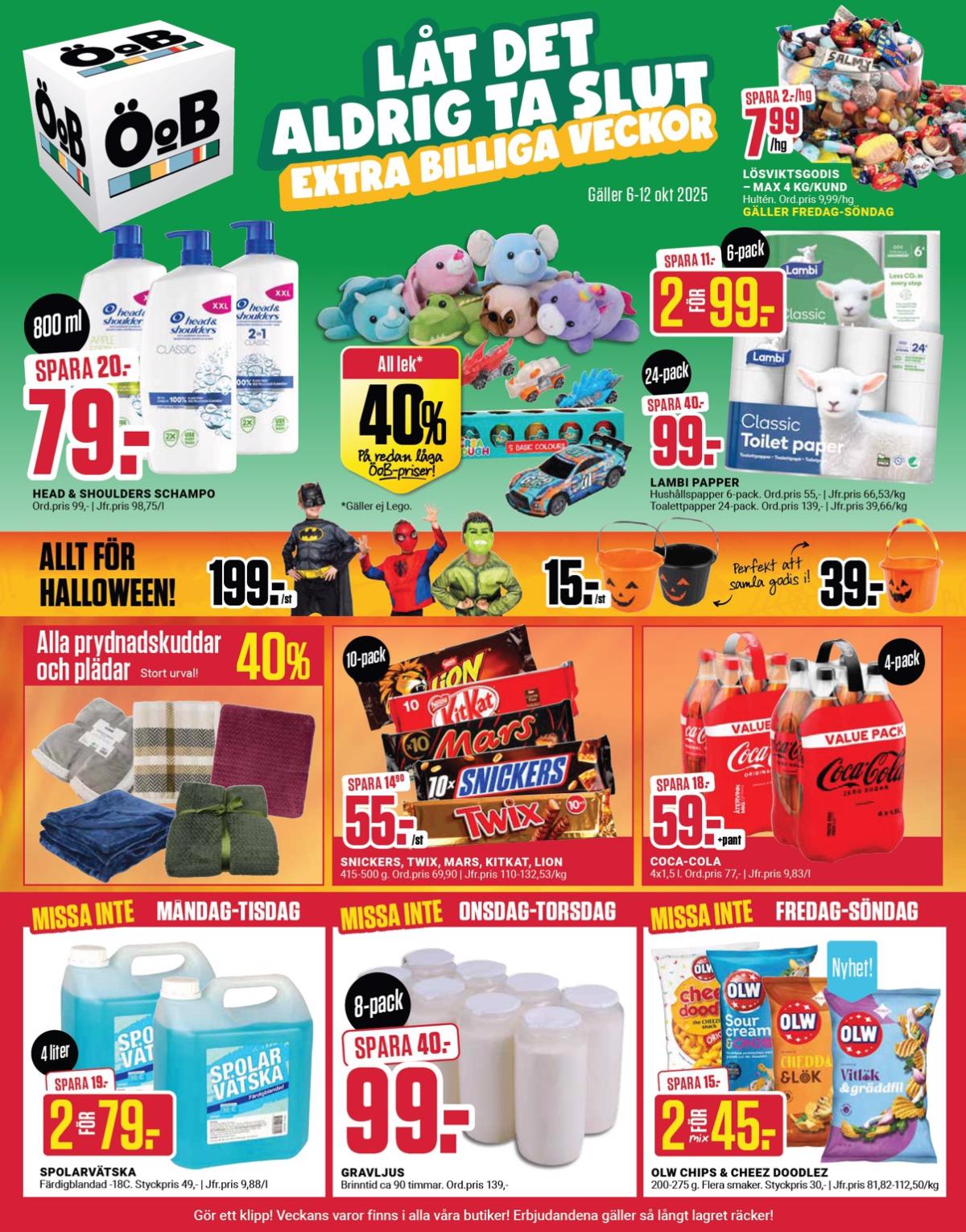 ÖoB-reklambladet giltigt från 06/10 - 12/10