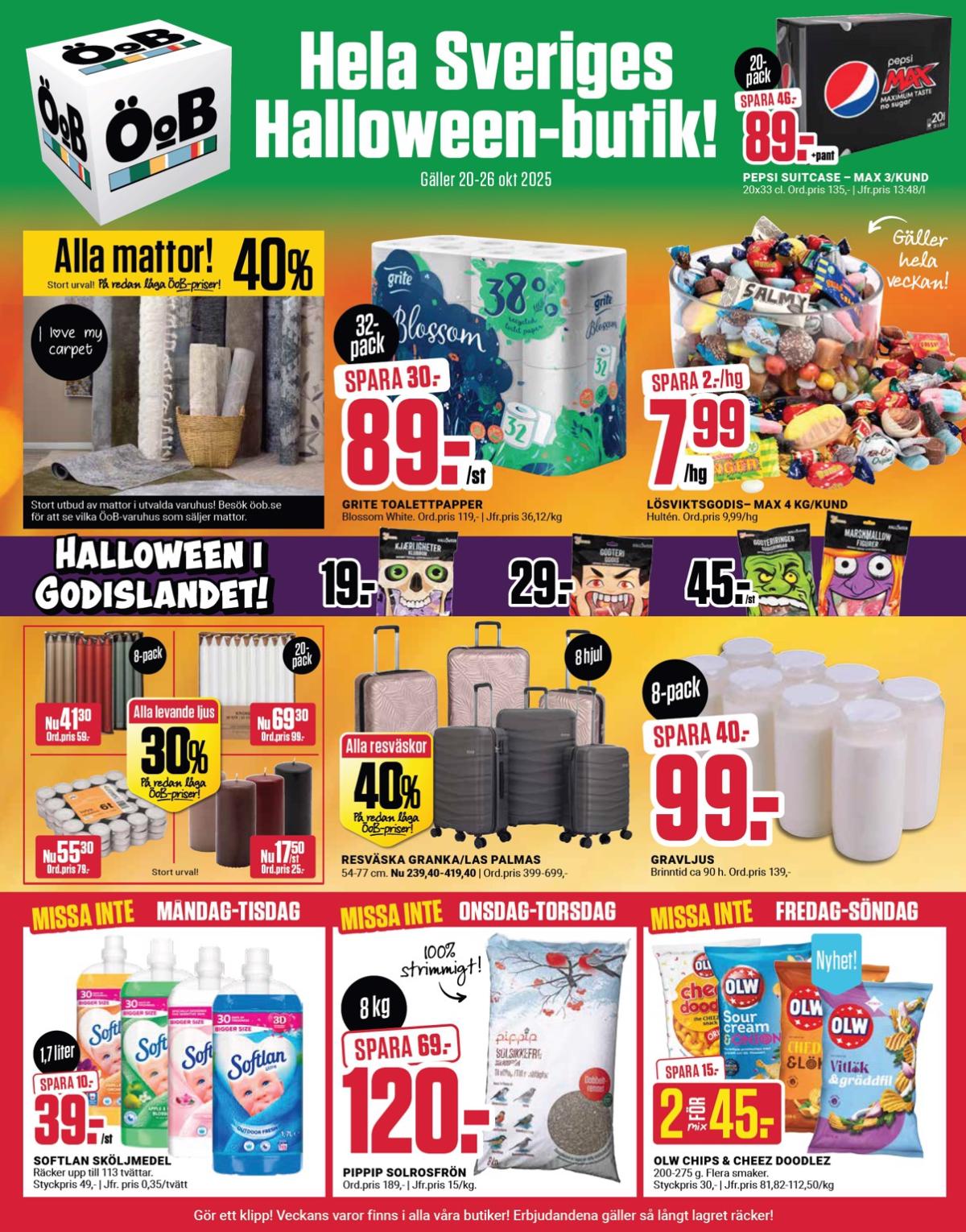 ÖoB-reklambladet giltigt från 20/10 - 26/10