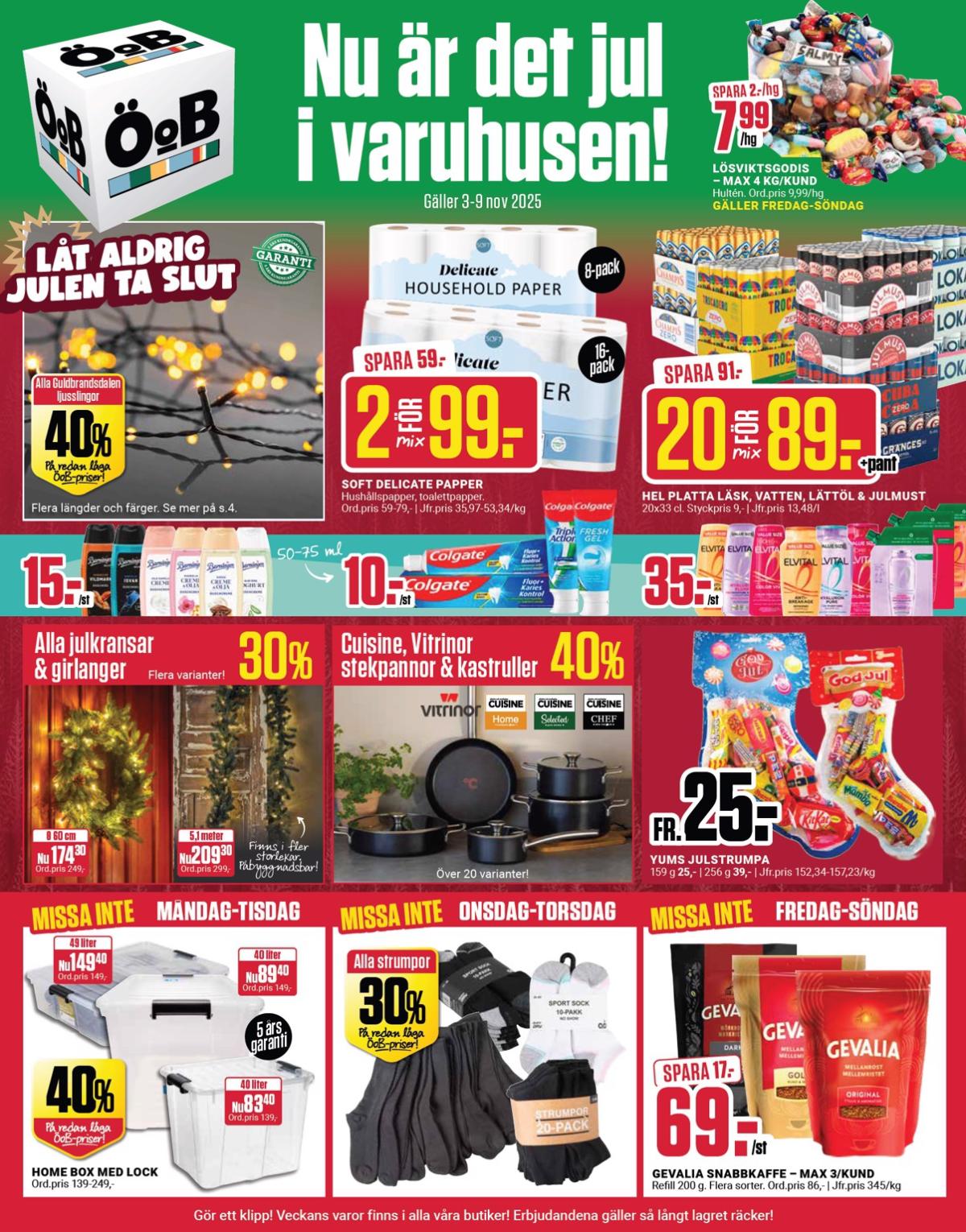 ÖoB-reklambladet giltigt från 03/11 - 09/11