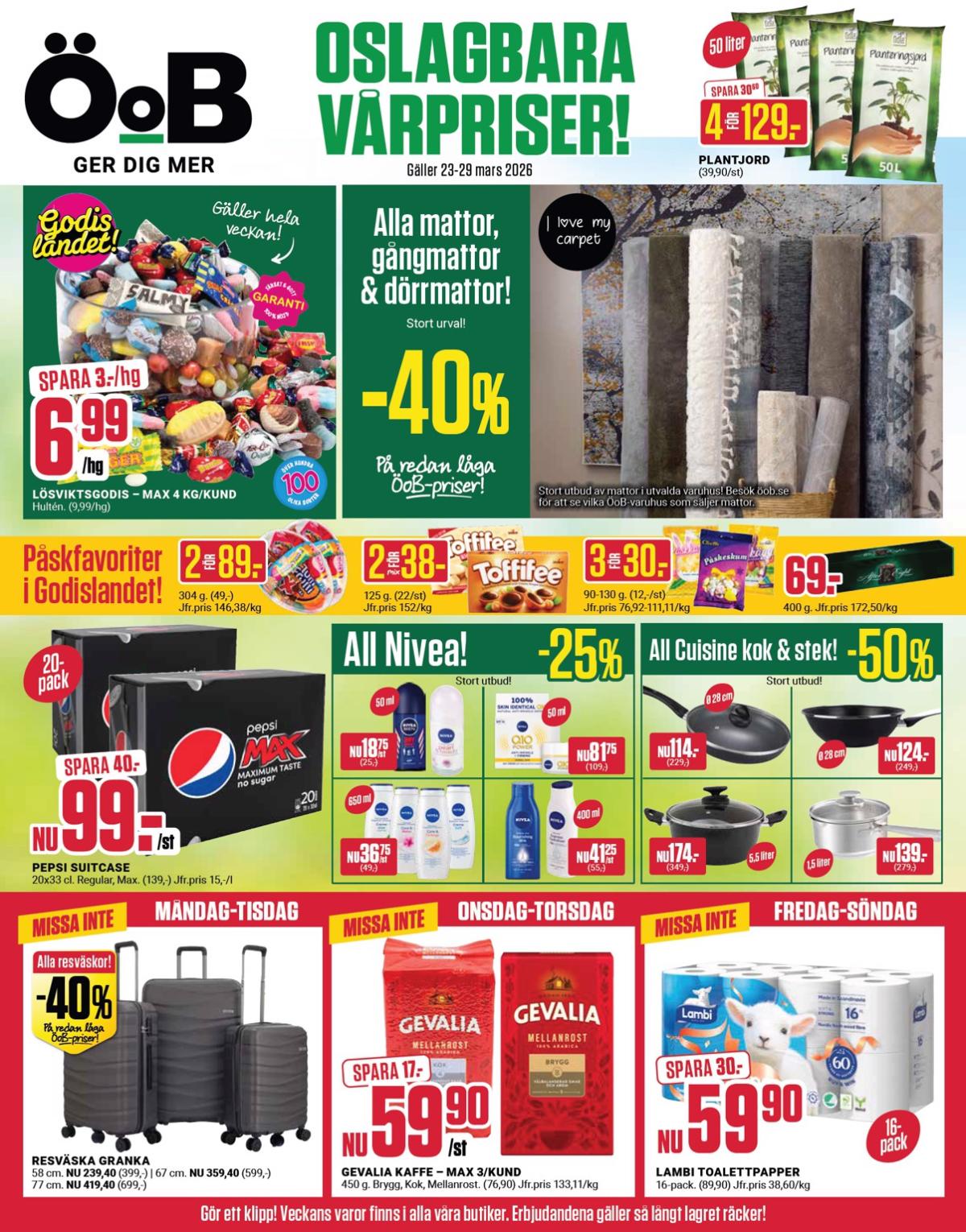 ÖoB-reklambladet giltigt från 23/03/2026 - 29/03/2026