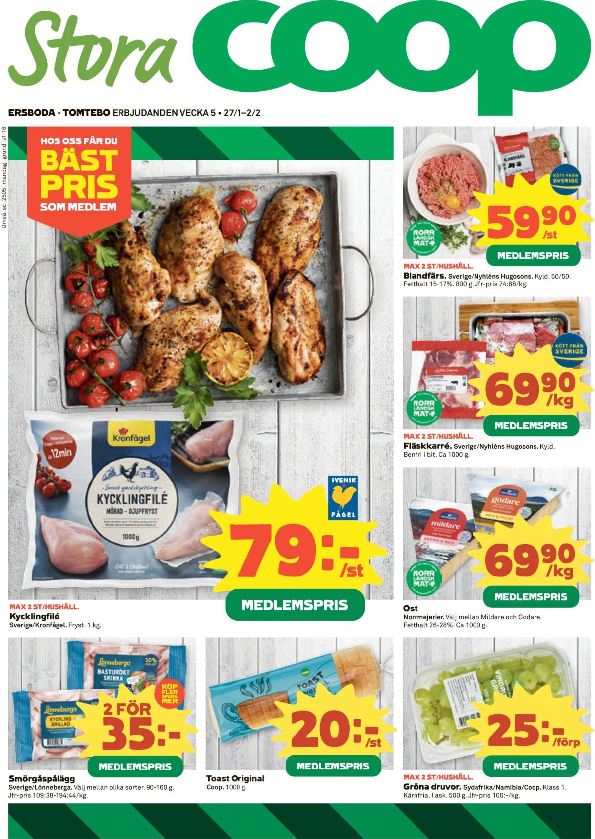 Stora Coop-reklambladet giltigt från 27/01 - 02/02