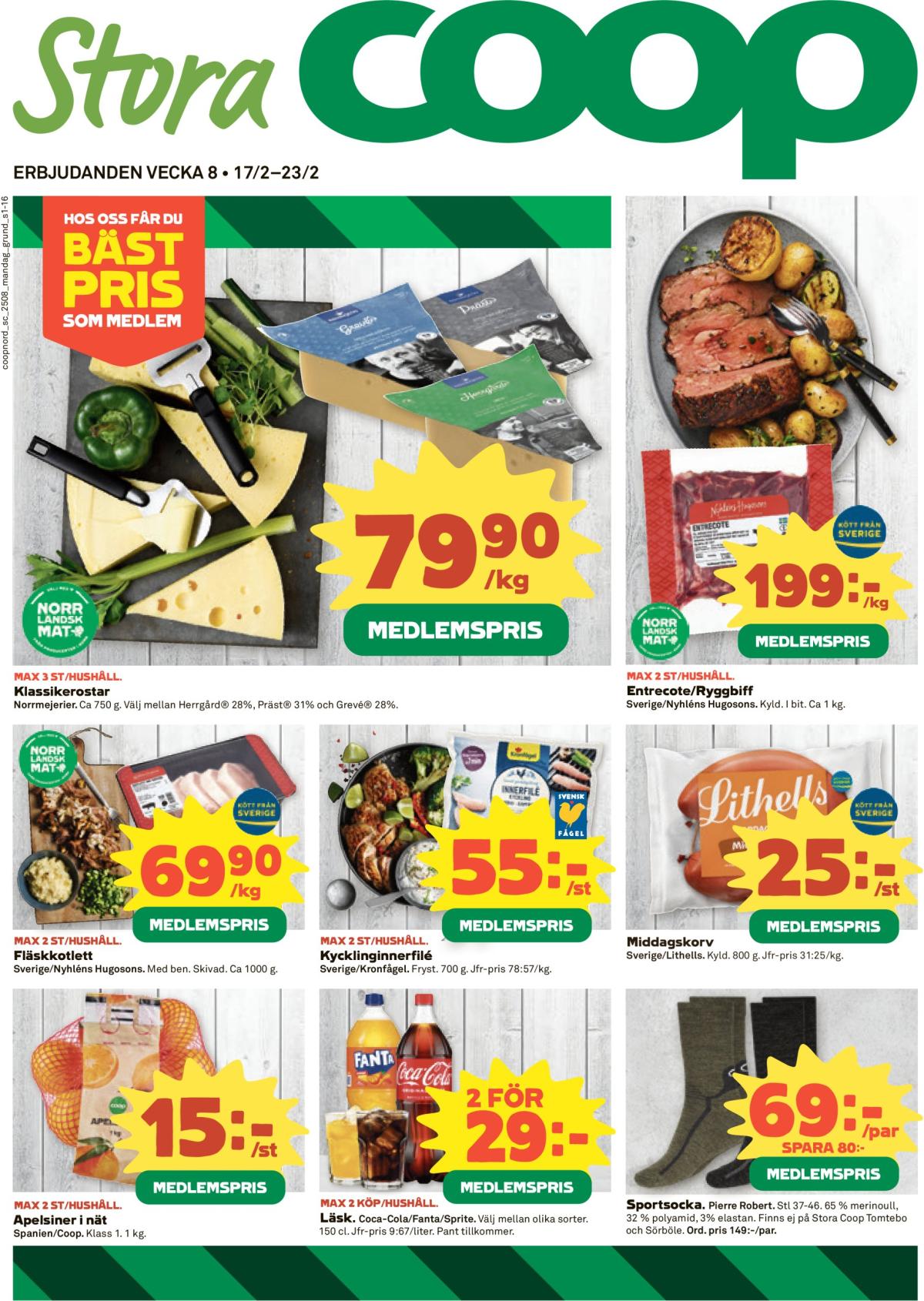 Stora Coop-reklambladet giltigt från 17/02 - 23/02