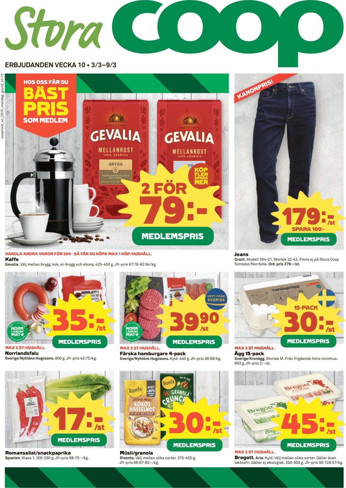 Stora Coop-reklambladet giltigt från 03/03 - 09/03