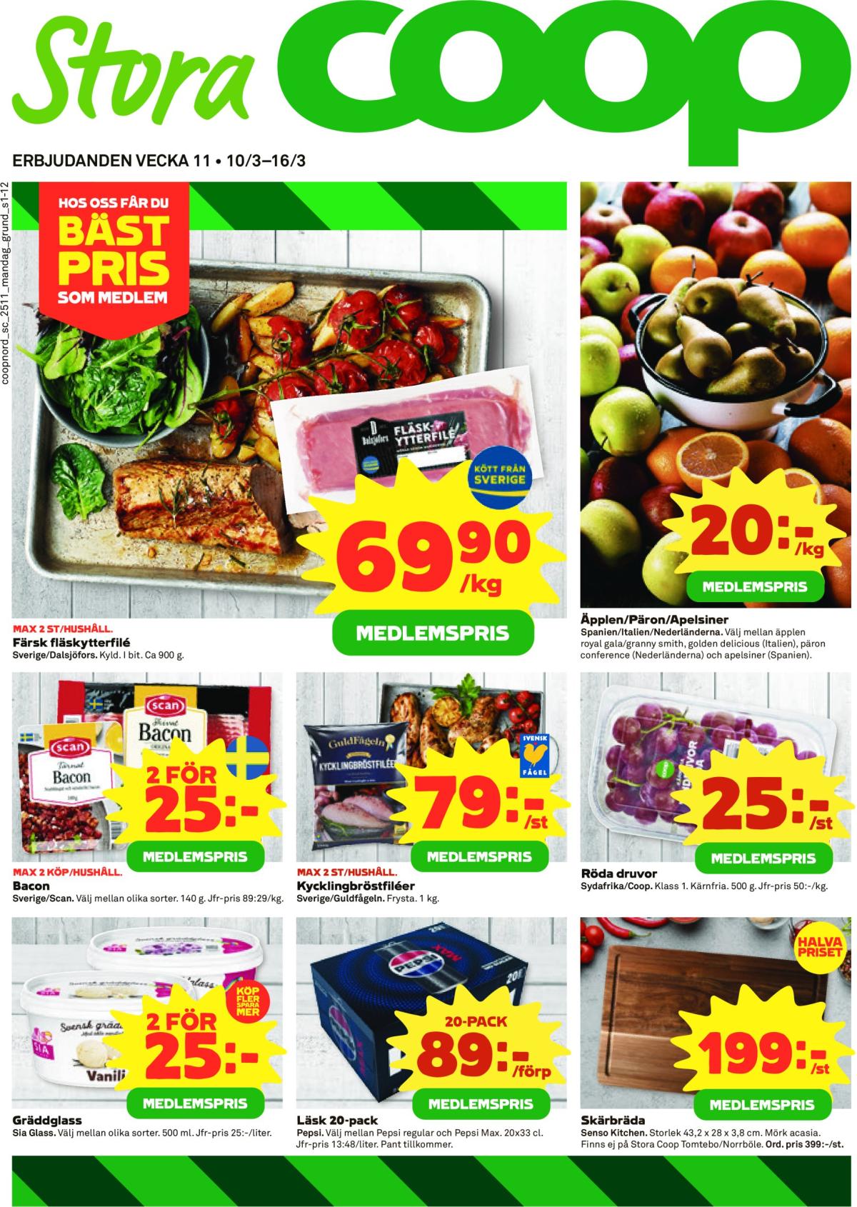 Stora Coop-reklambladet giltigt från 10/03 - 16/03