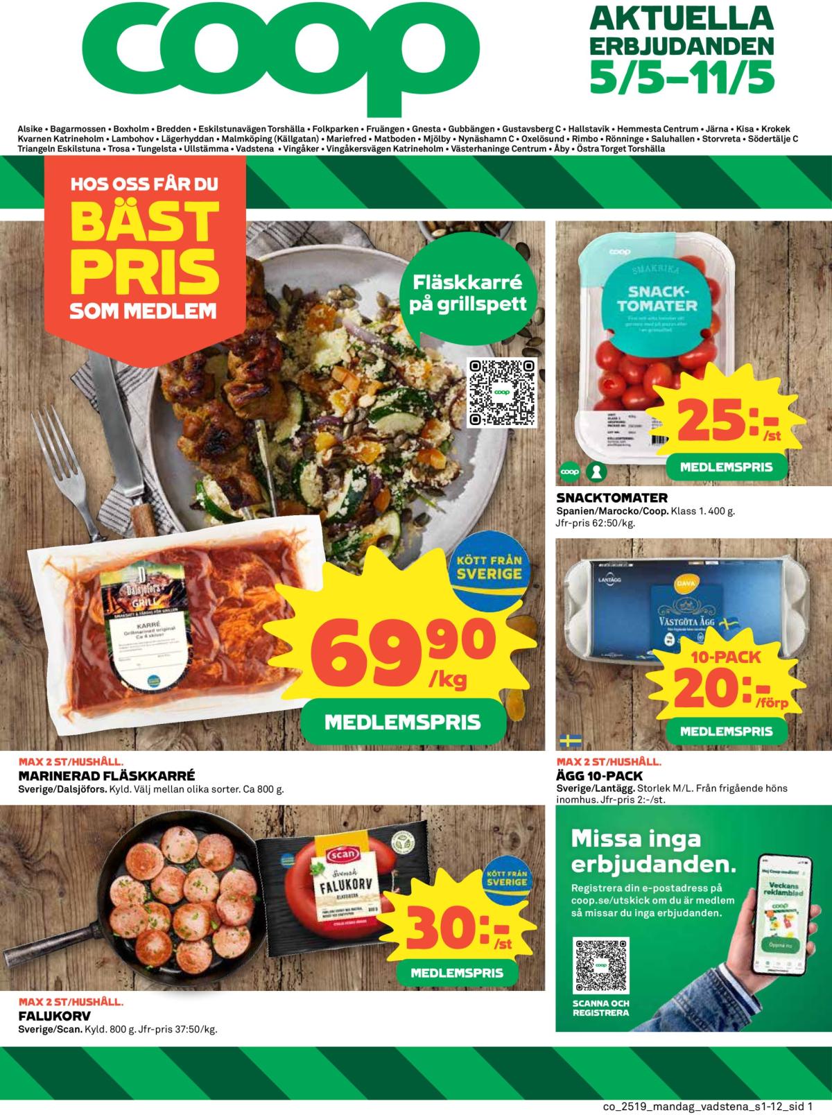 Coop-reklambladet giltigt från 05/05 - 11/05