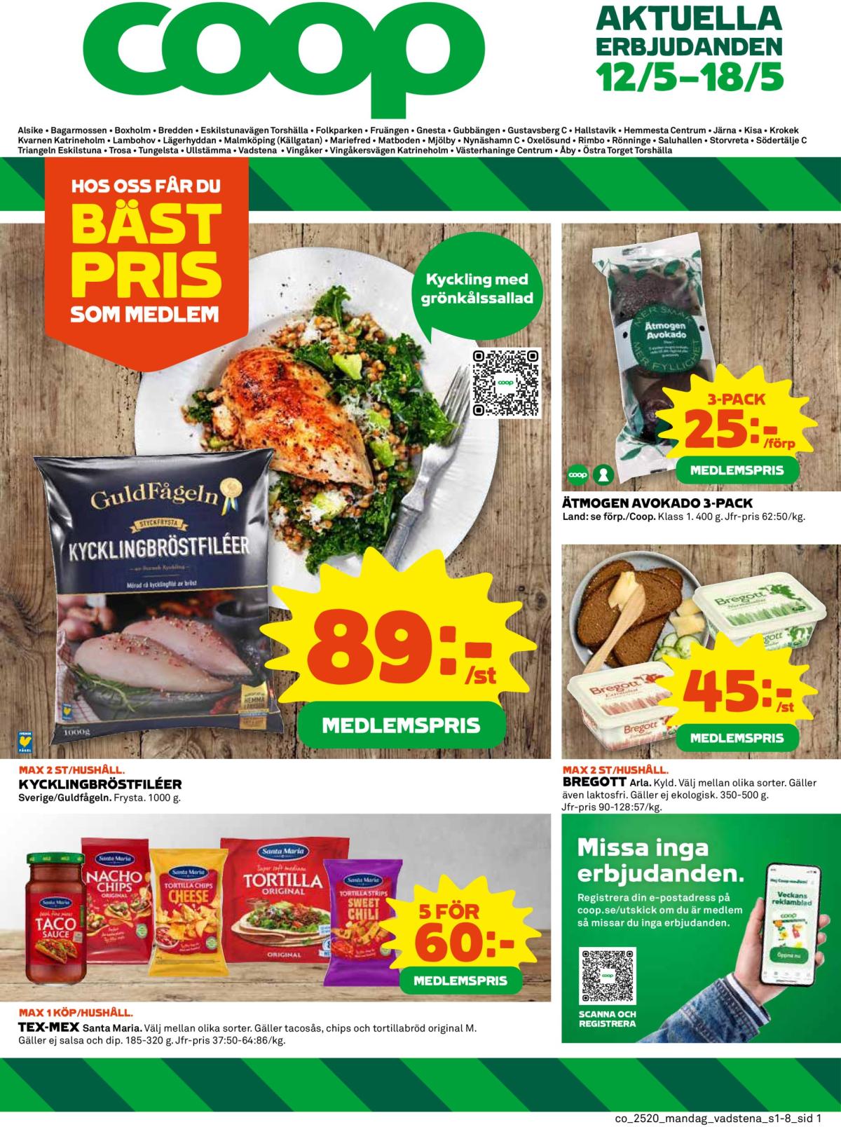 Coop-reklambladet giltigt från 12/05 - 18/05