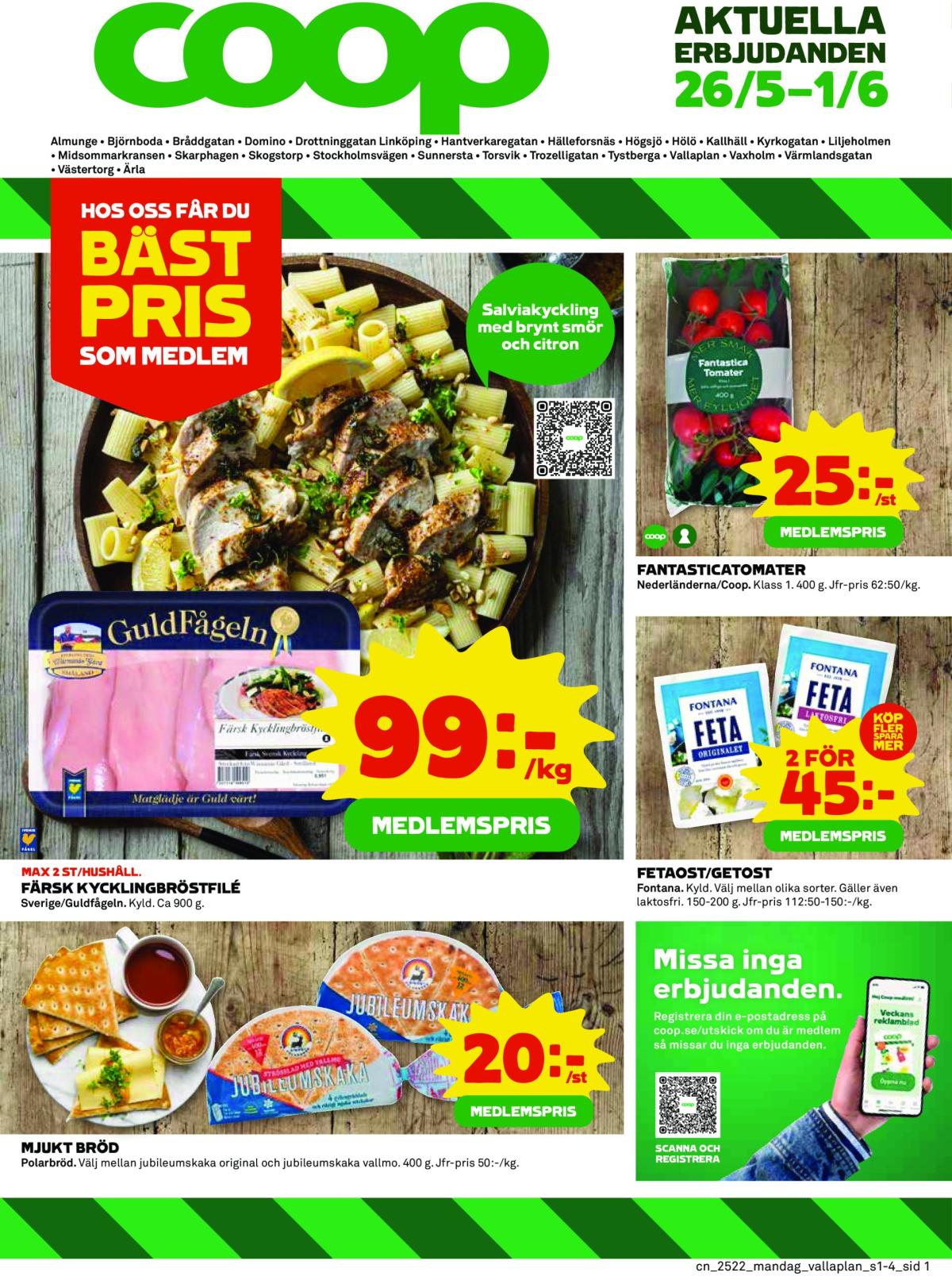 Coop - Stockholmsvägen-reklambladet giltigt från 26/05 - 01/06