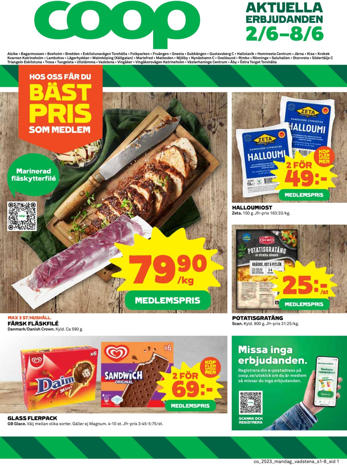 Coop-reklambladet giltigt från 02/06 - 08/06