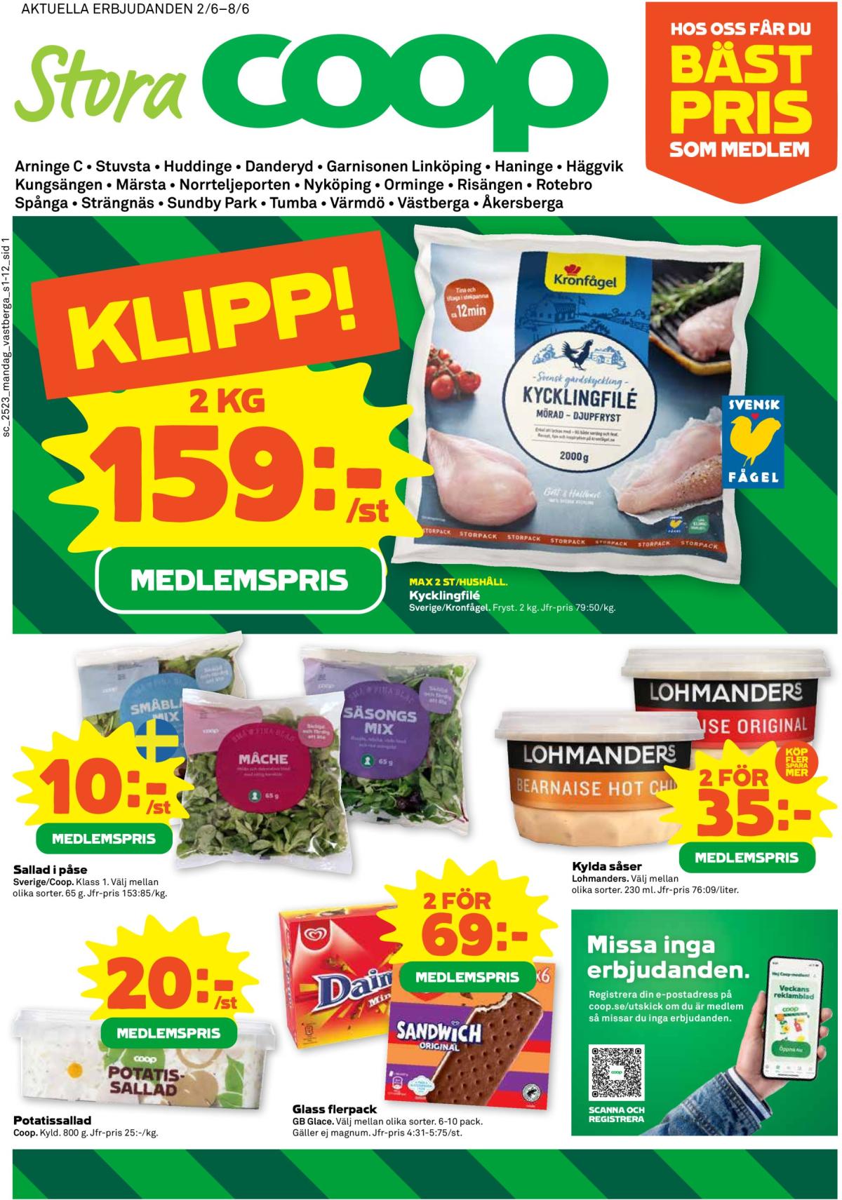 Stora Coop-reklambladet giltigt från 02/06 - 08/06