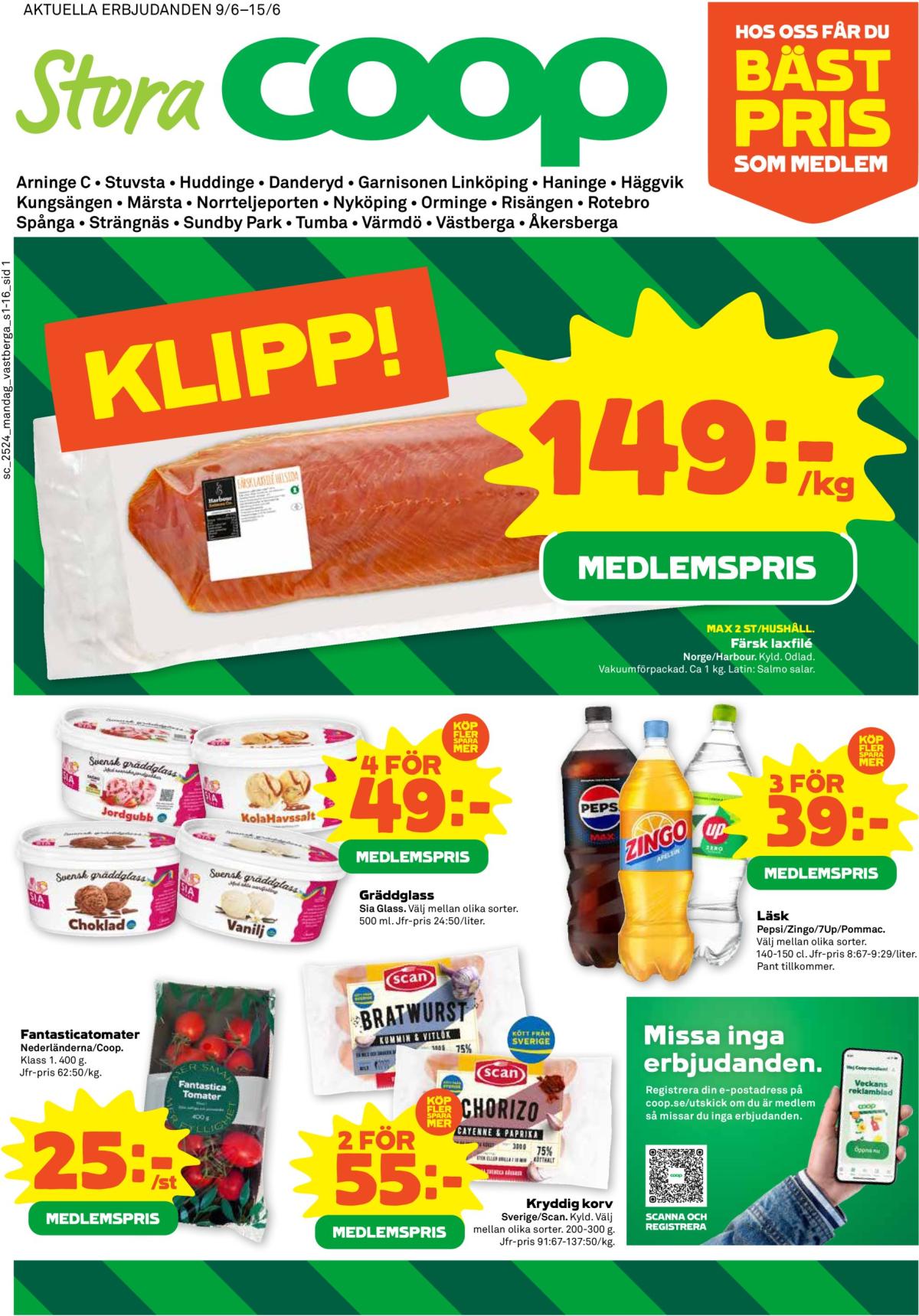 Stora Coop-reklambladet giltigt från 09/06 - 15/06