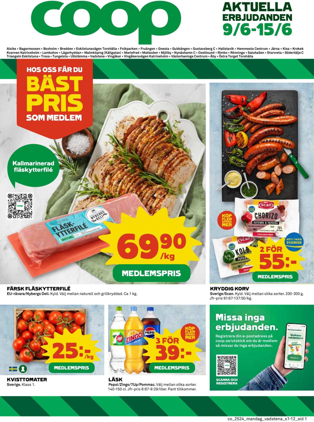 Coop-reklambladet giltigt från 09/06 - 15/06