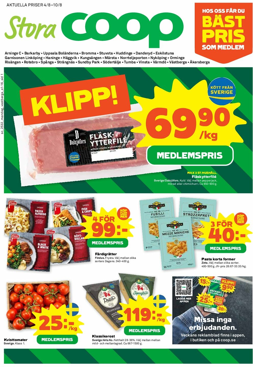 Stora Coop-reklambladet giltigt från 04/08 - 10/08