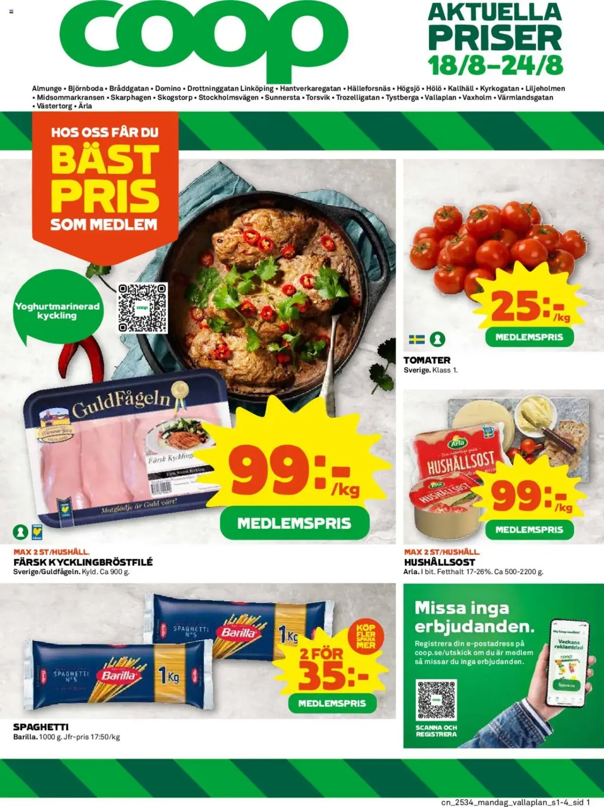 Coop - Almunge från 18/08/2025