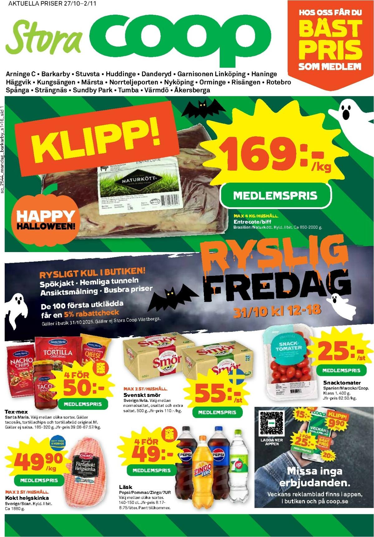 Stora Coop-reklambladet giltigt från 27/10 - 02/11