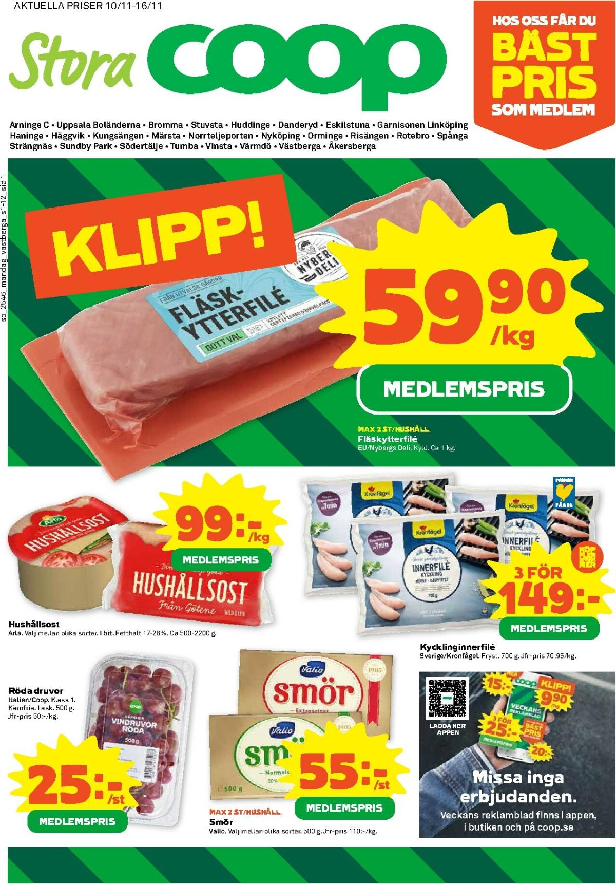 Stora Coop-reklambladet giltigt från 10/11 - 16/11