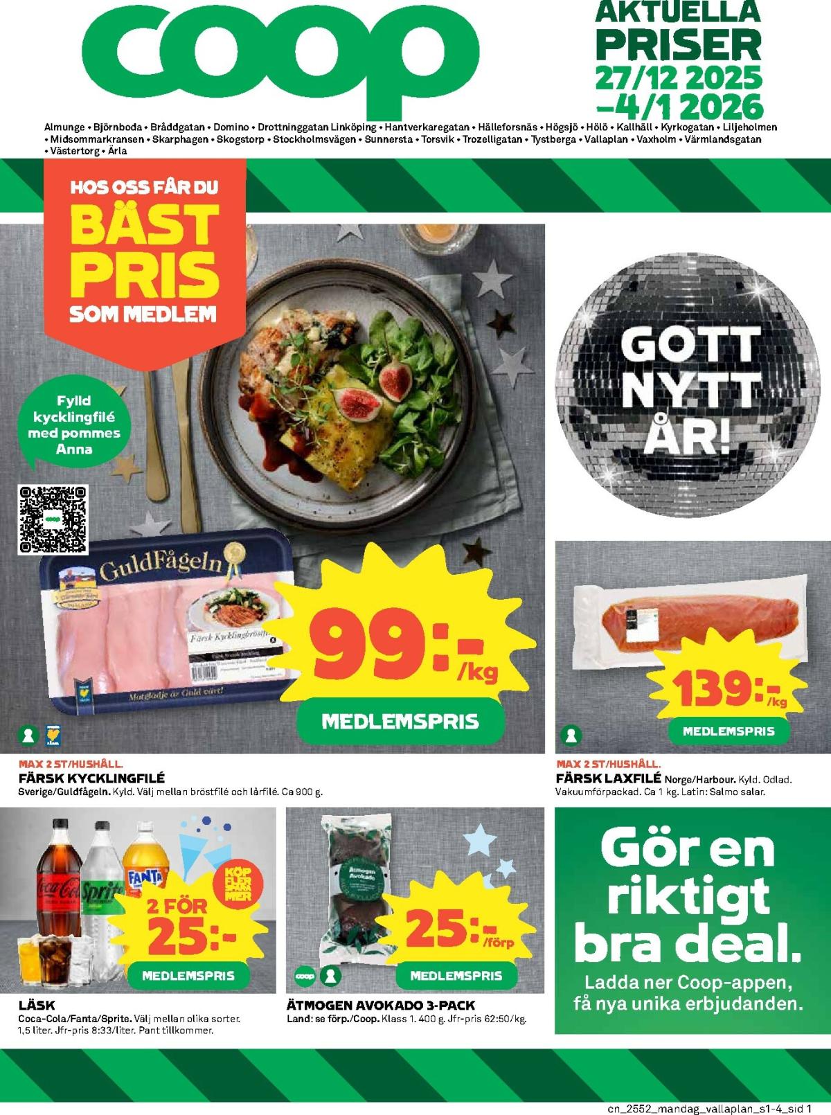 Coop-reklambladet giltigt från 27/12 - 04/01