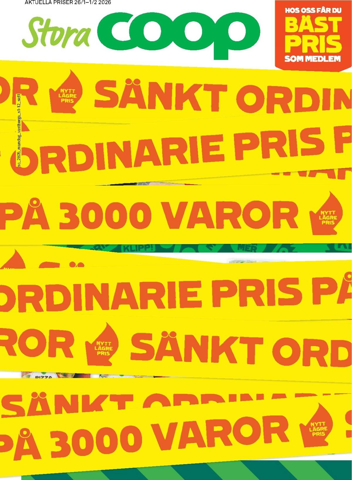Stora Coop-reklambladet giltigt från 26/01 - 01/02