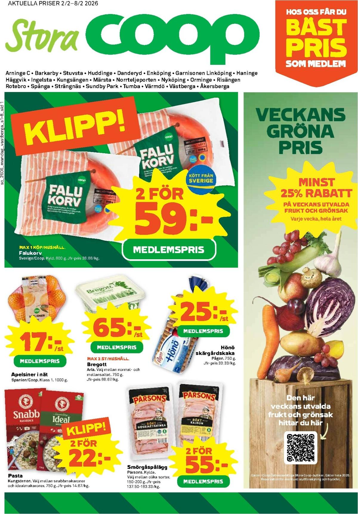 Stora Coop-reklambladet giltigt från 02/02/2026 - 08/02/2026
