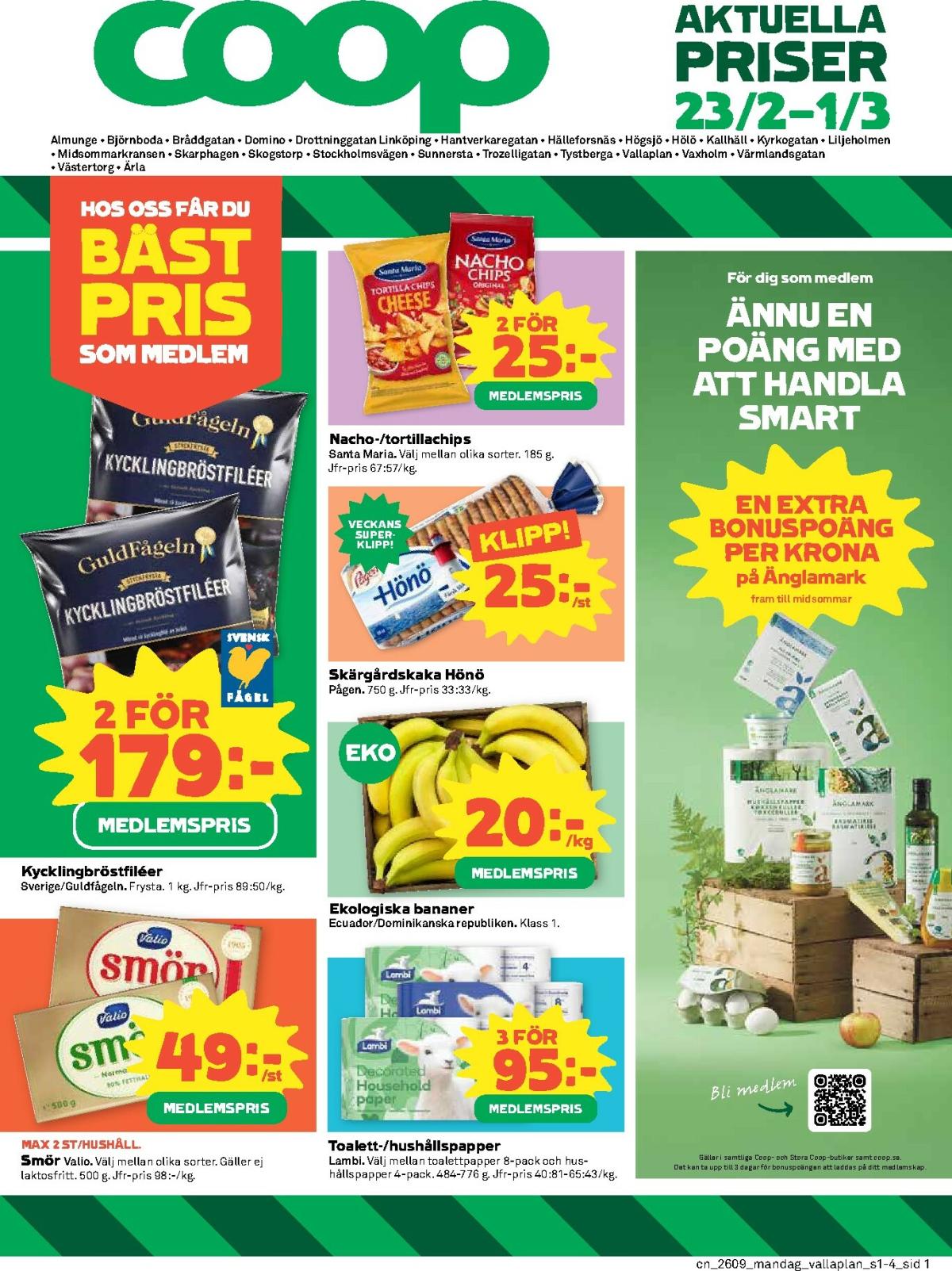 Coop-reklambladet giltigt från 23/02/2026 - 01/03/2026