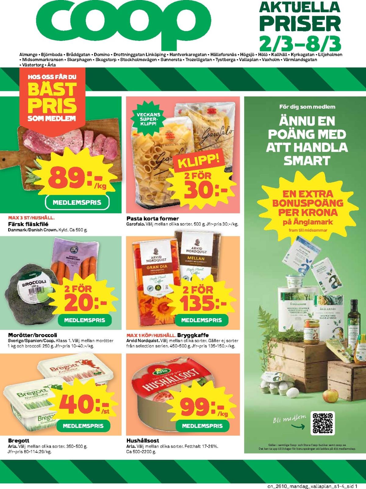 Coop-reklambladet giltigt från 02/03/2026 - 08/03/2026