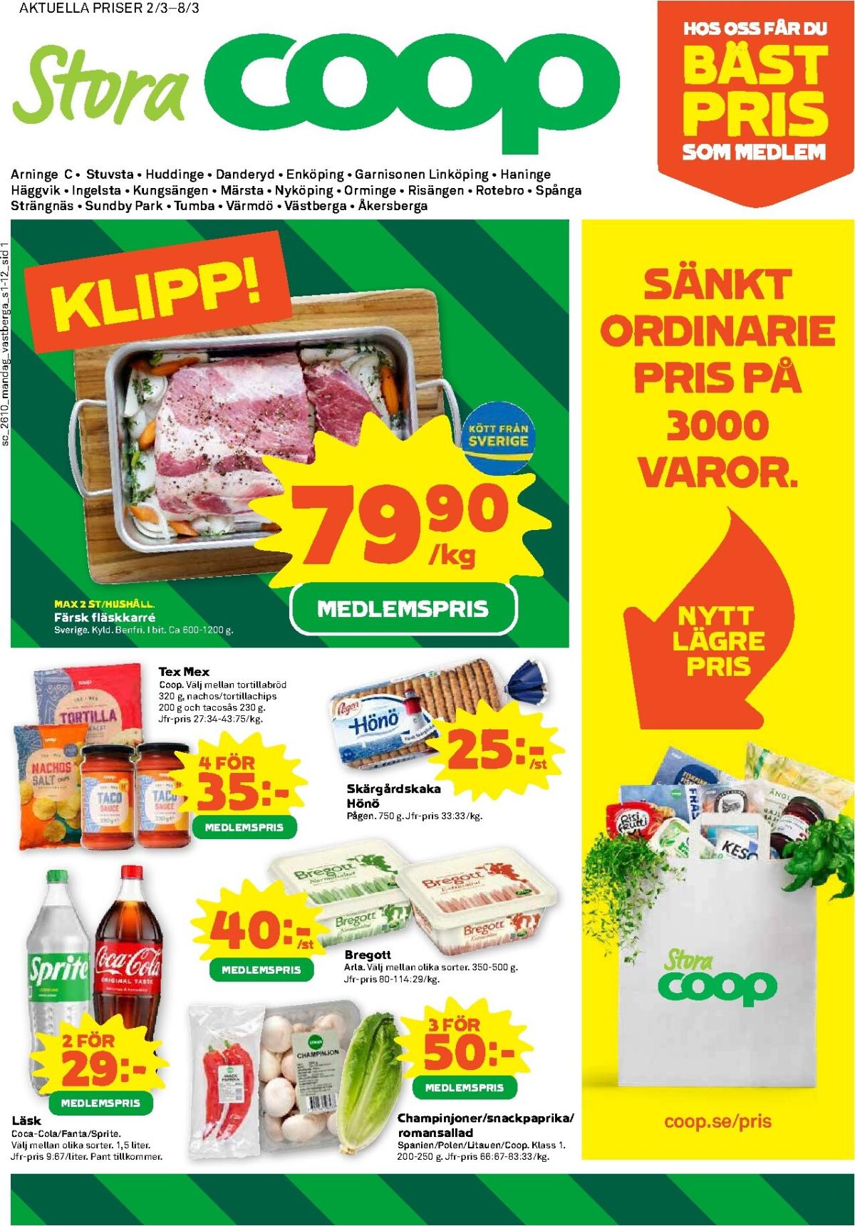 Stora Coop-reklambladet giltigt från 02/03/2026 - 08/03/2026