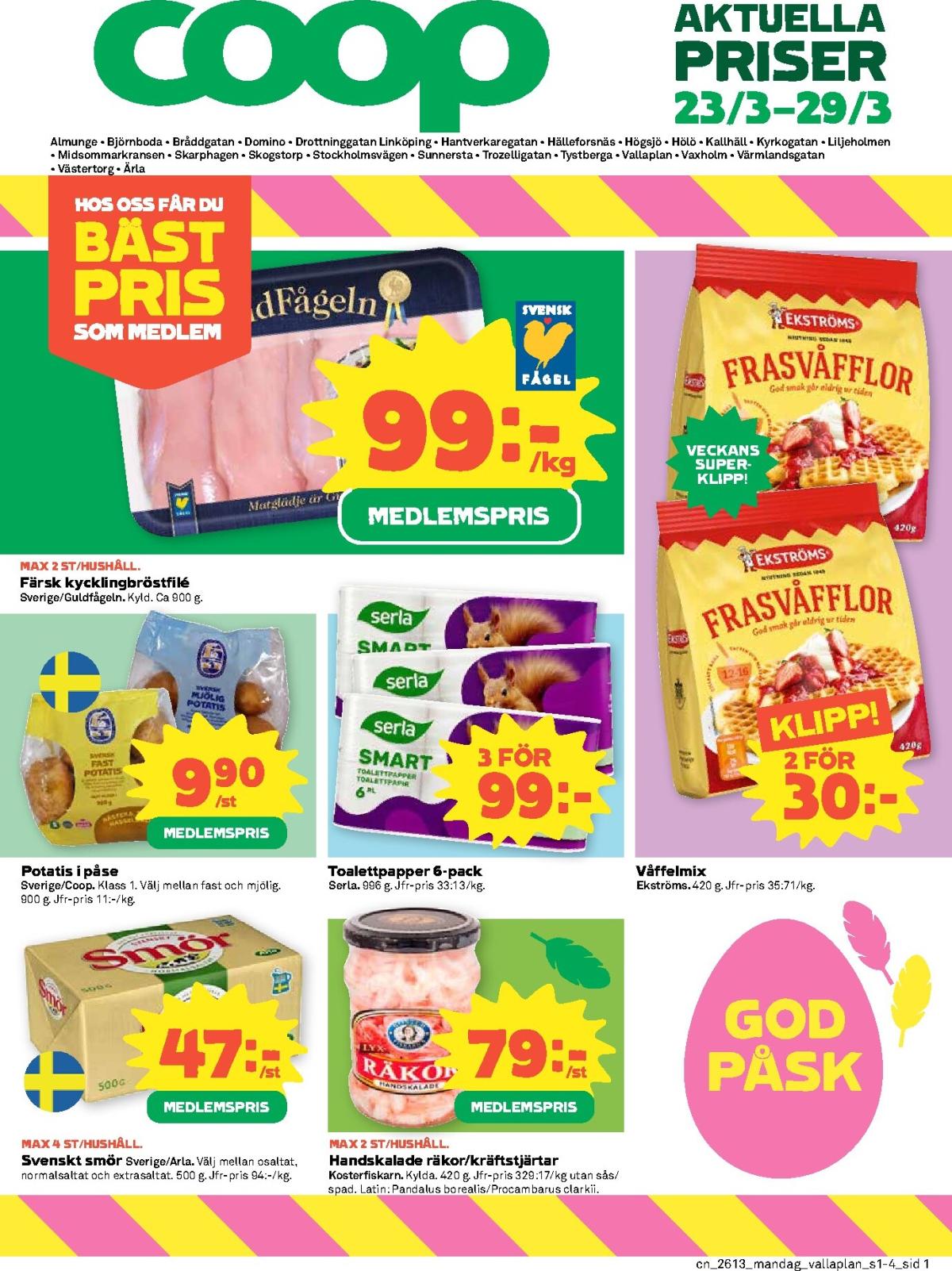 Coop-reklambladet giltigt från 23/03/2026 - 29/03/2026