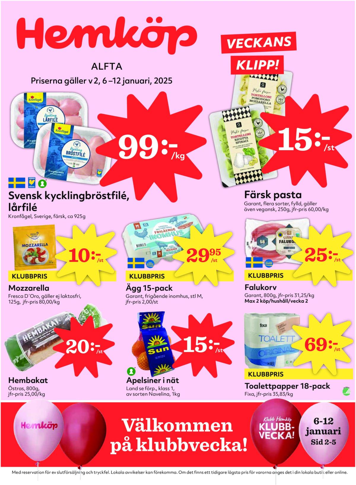 Hemköp-reklambladet giltigt från 06/01 - 12/01