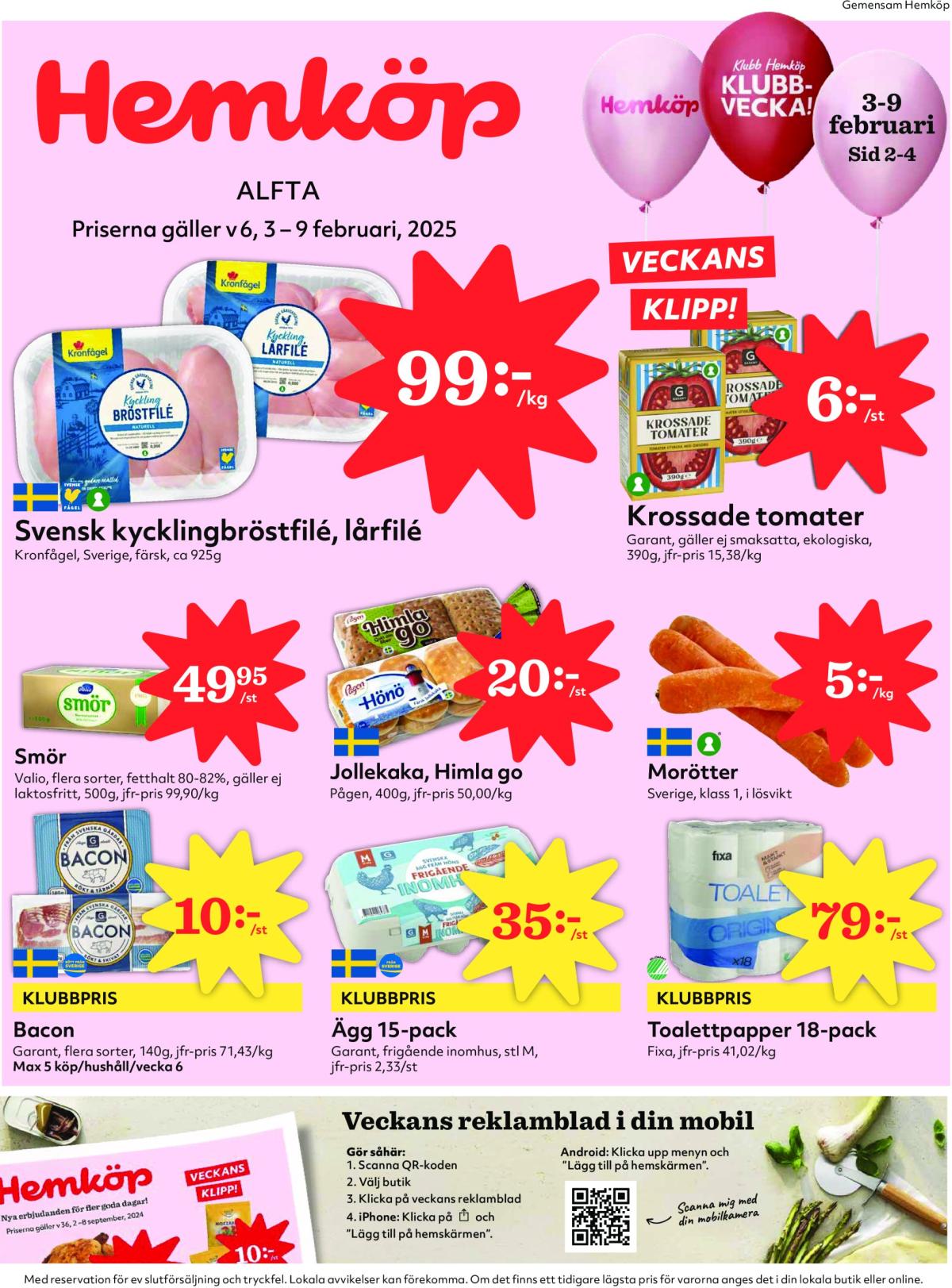 Hemköp-reklambladet giltigt från 03/02 - 09/02