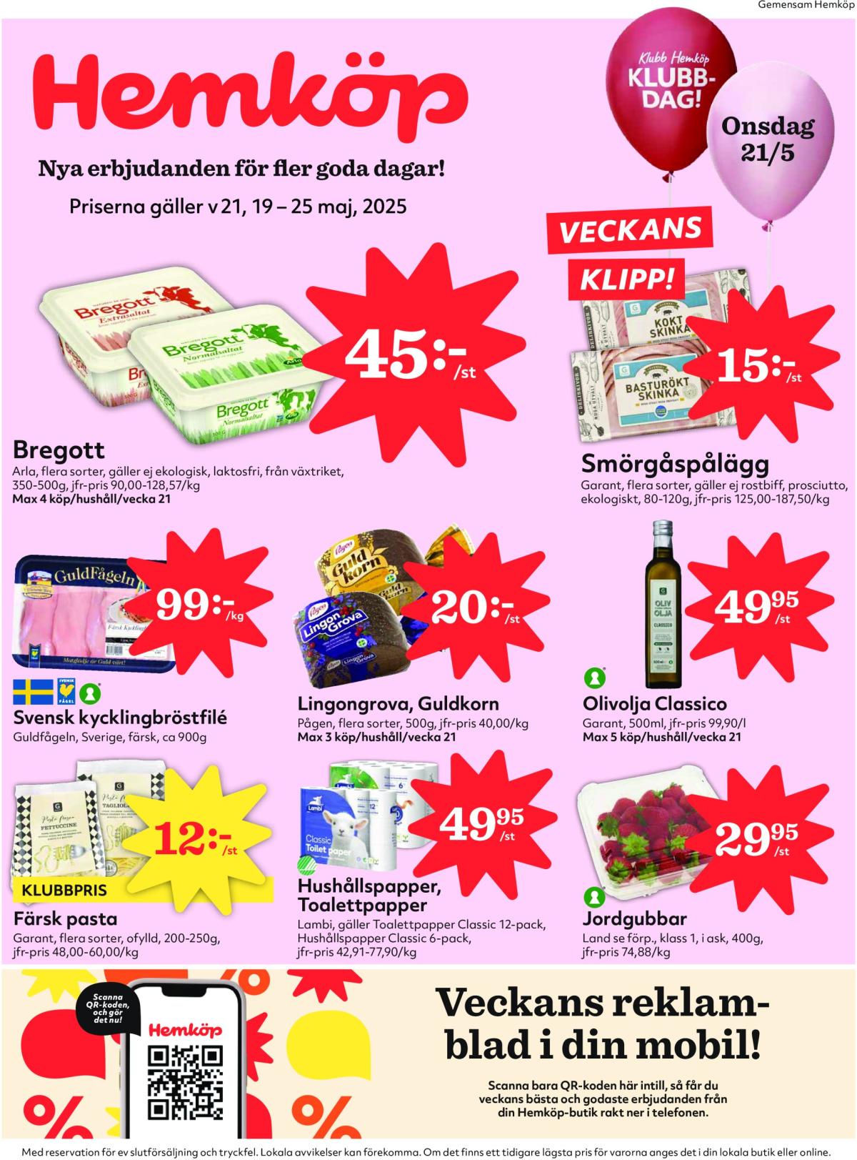 Hemköp-reklambladet giltigt från 19/05 - 25/05