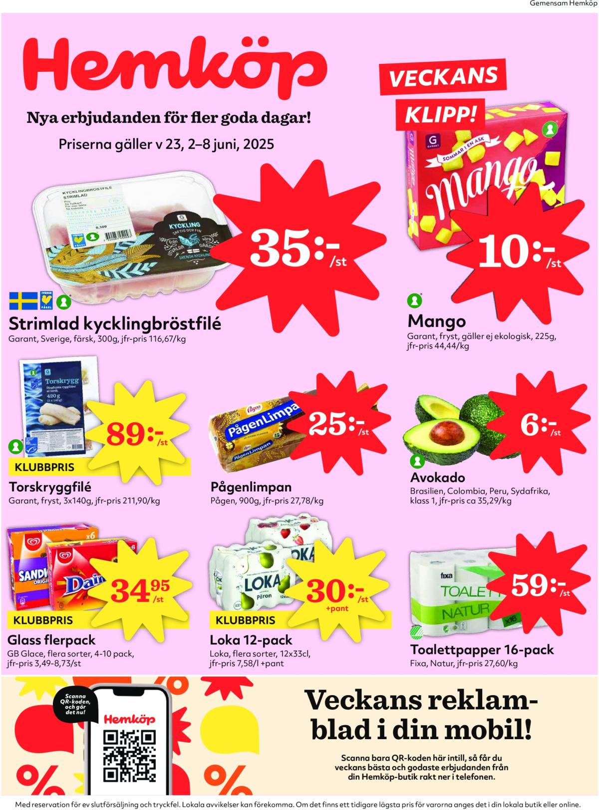 Hemköp-reklambladet giltigt från 02/06 - 08/06