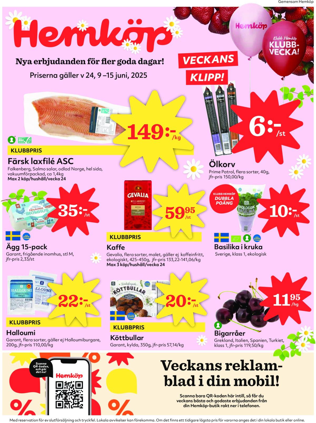 Hemköp-reklambladet giltigt från 09/06 - 15/06
