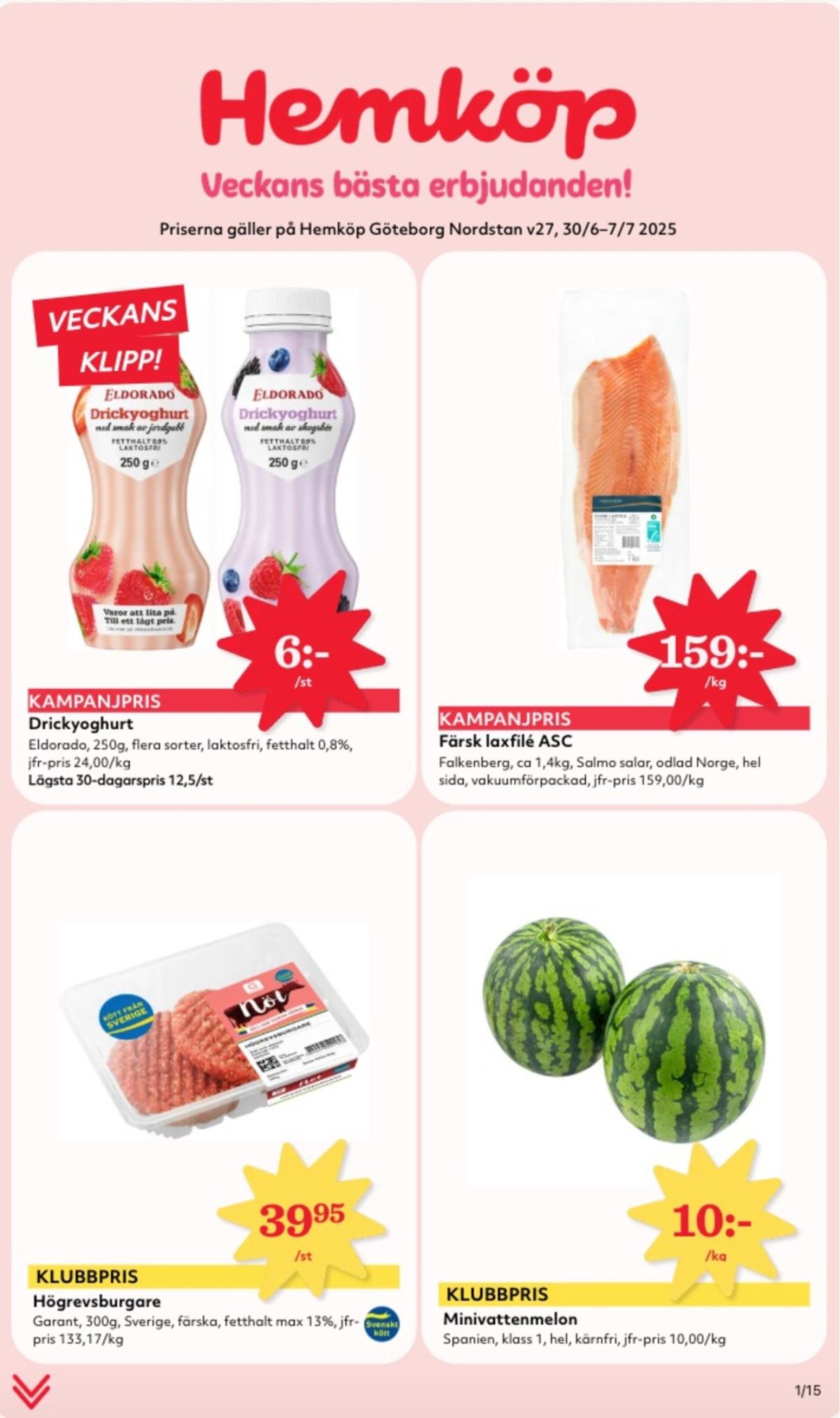 Hemköp-reklambladet giltigt från 30/06 - 07/07