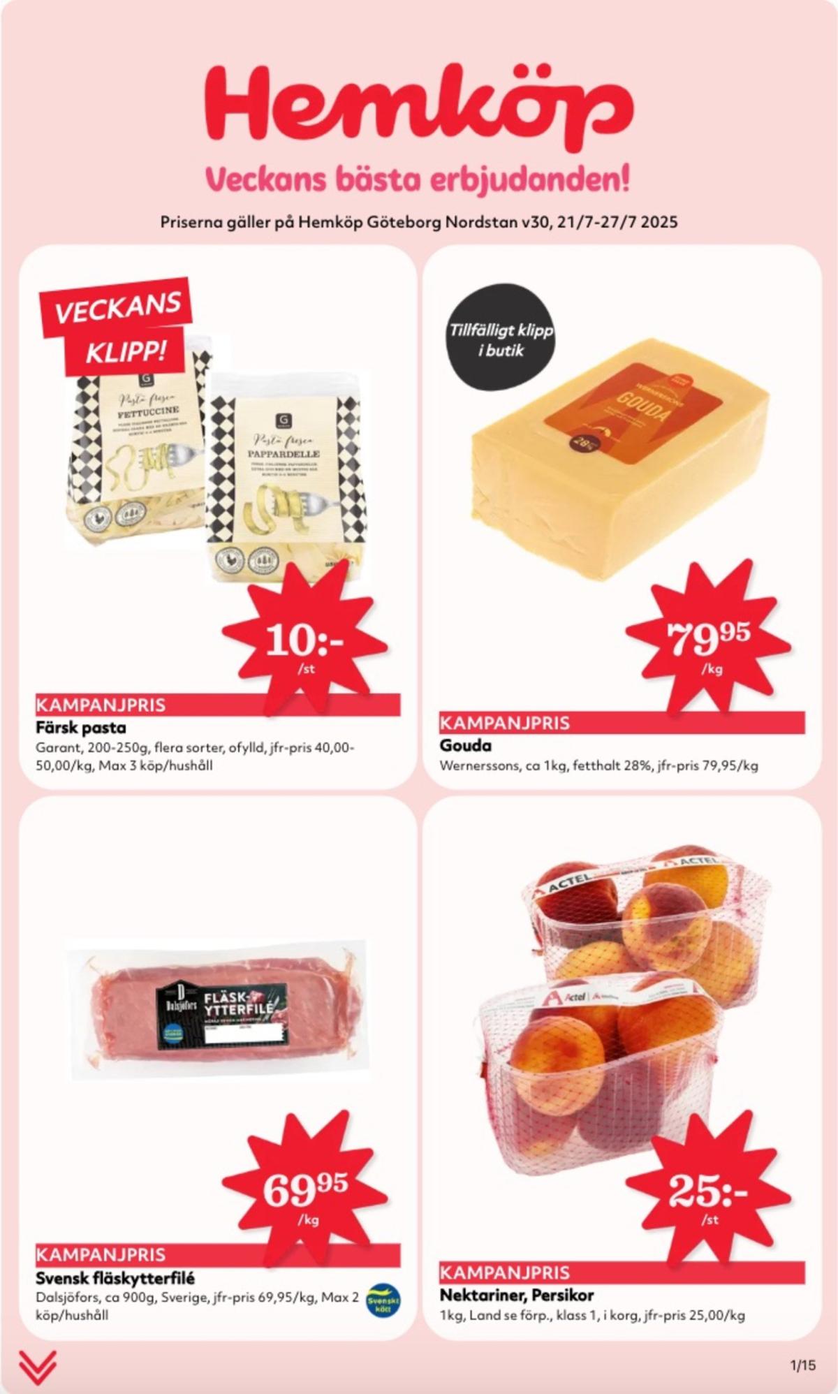 Hemköp-reklambladet giltigt från 21/07 - 27/07