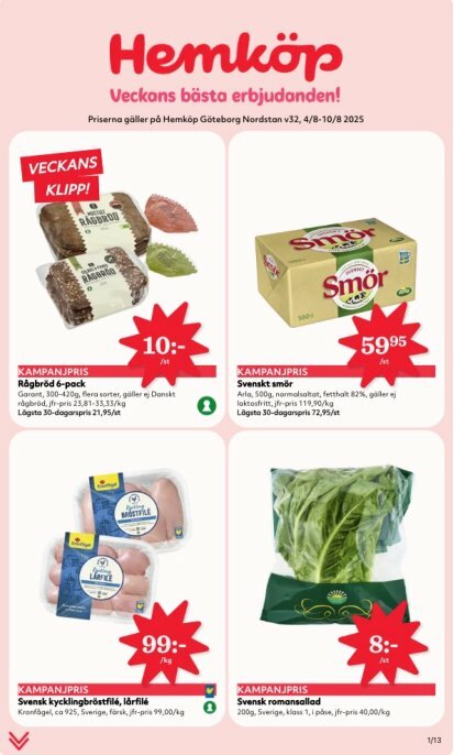 Hemköp-reklambladet giltigt från 04/08 - 10/08