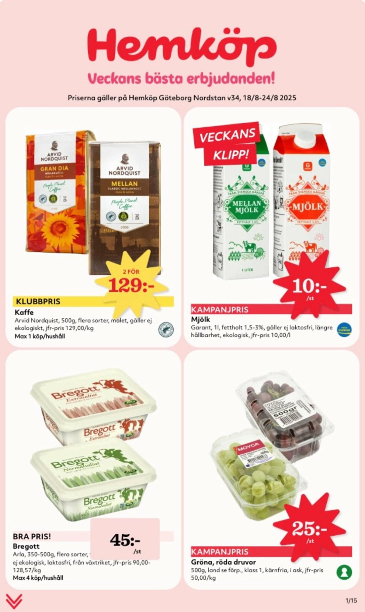 Hemköp-reklambladet giltigt från 18/08 - 24/08
