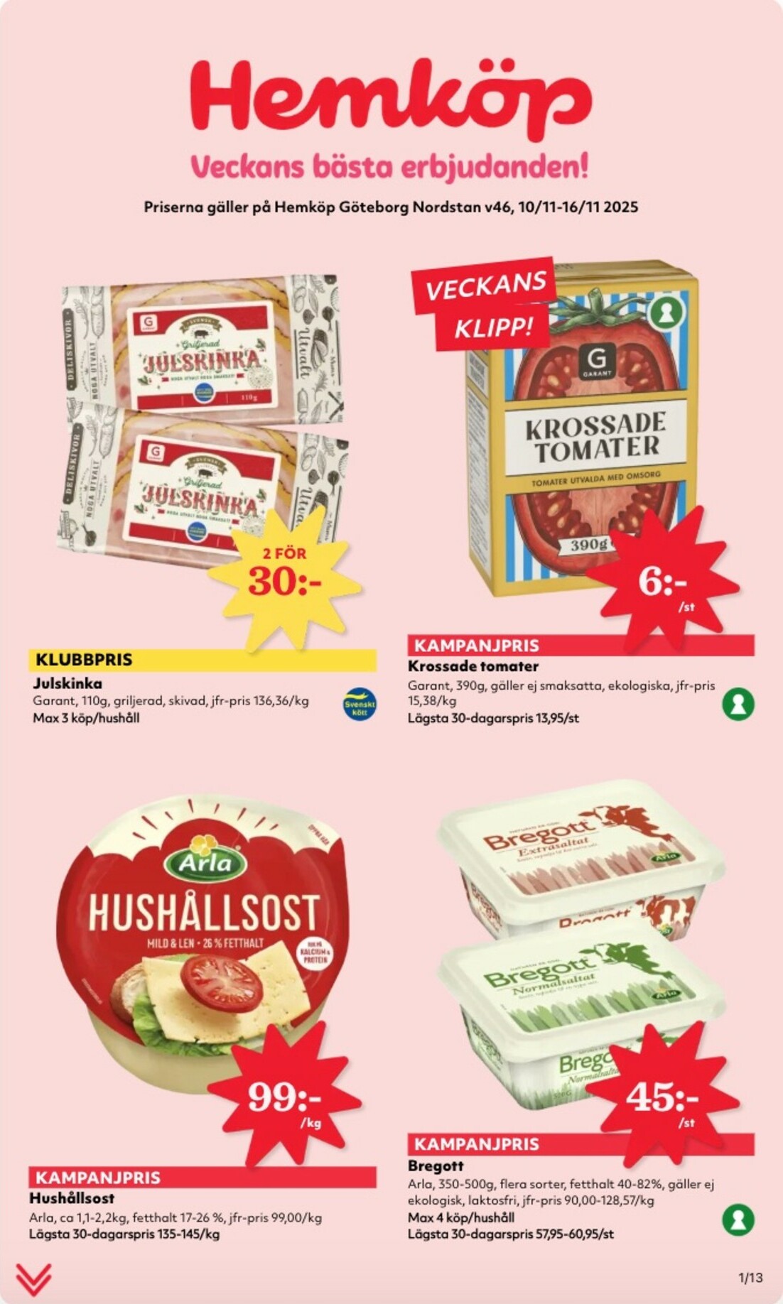 Hemköp-reklambladet giltigt från 10/11 - 16/11