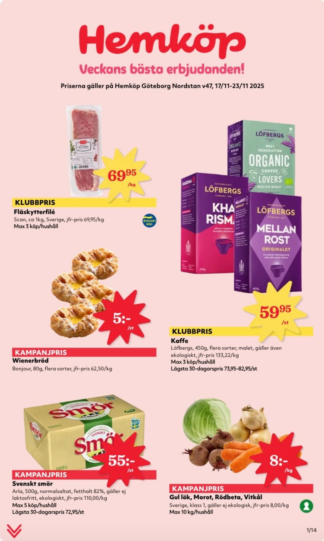 Hemköp-reklambladet giltigt från 17/11 - 23/11