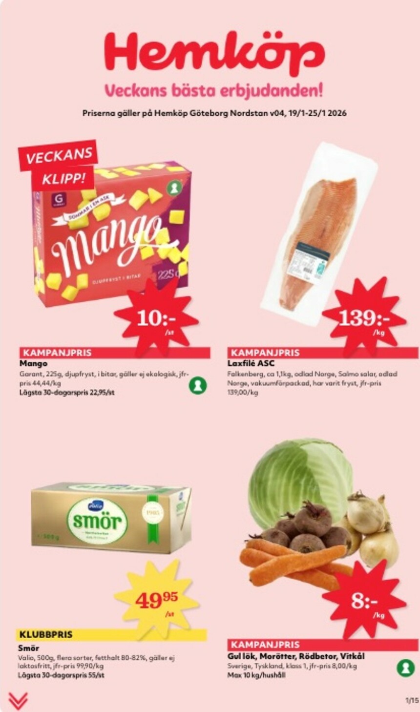 Hemköp-reklambladet giltigt från 19/01 - 25/01