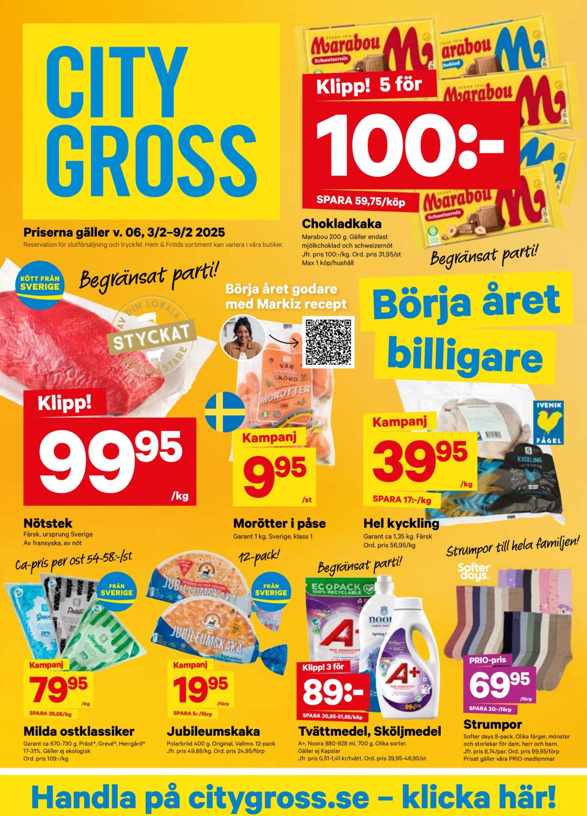 City Gross-reklambladet giltigt från 03/02 - 09/02