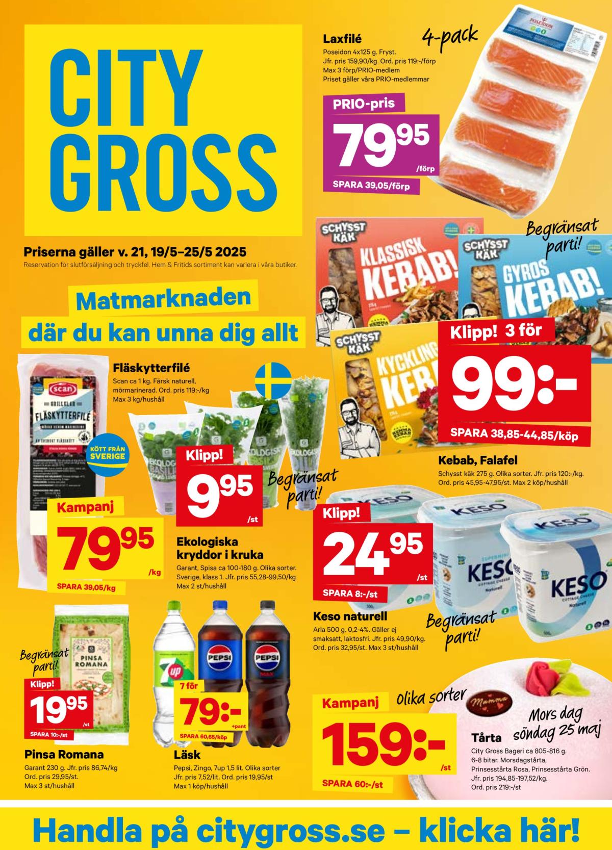 City Gross-reklambladet giltigt från 19/05 - 25/05