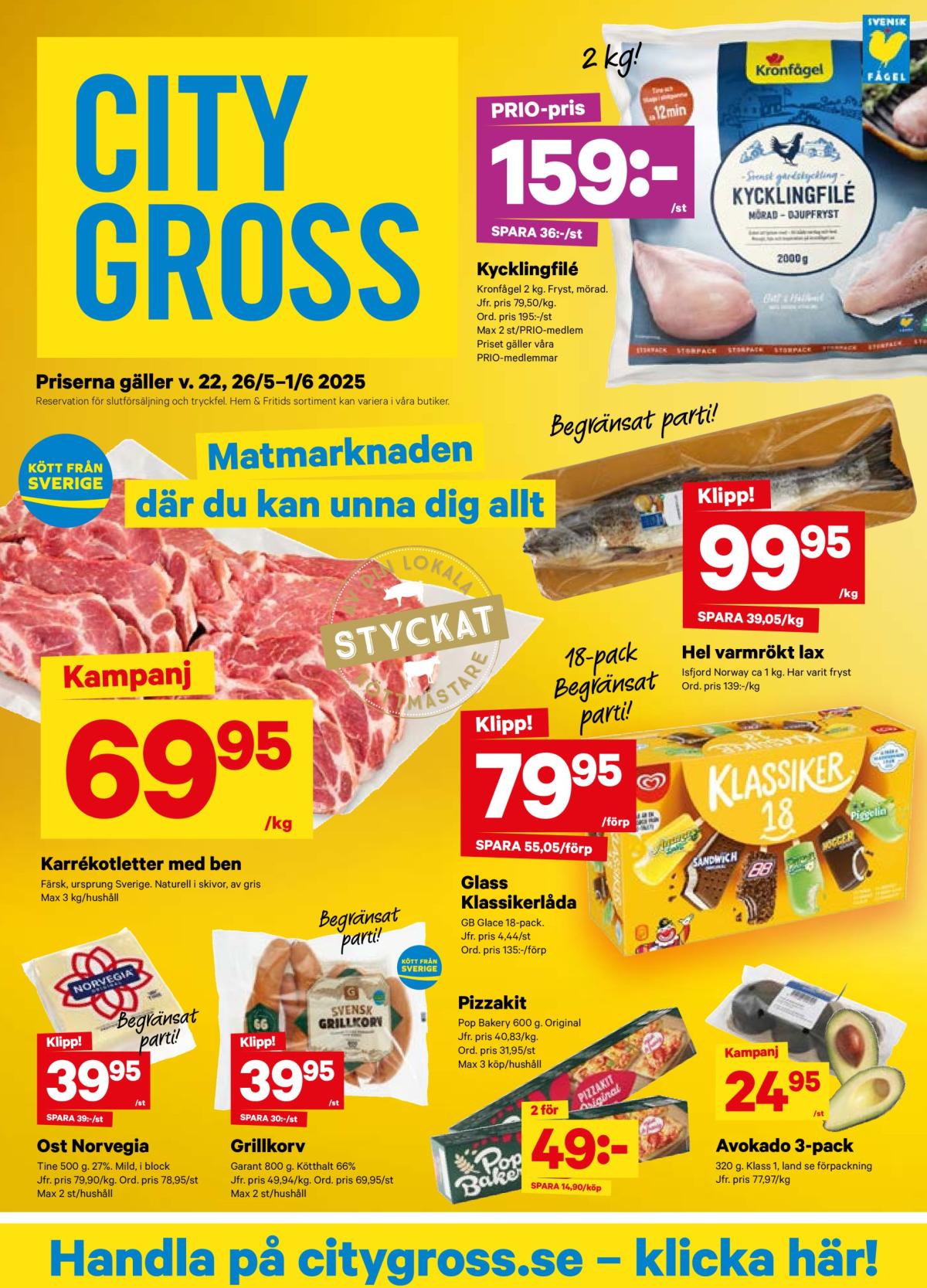 City Gross-reklambladet giltigt från 26/05 - 01/06