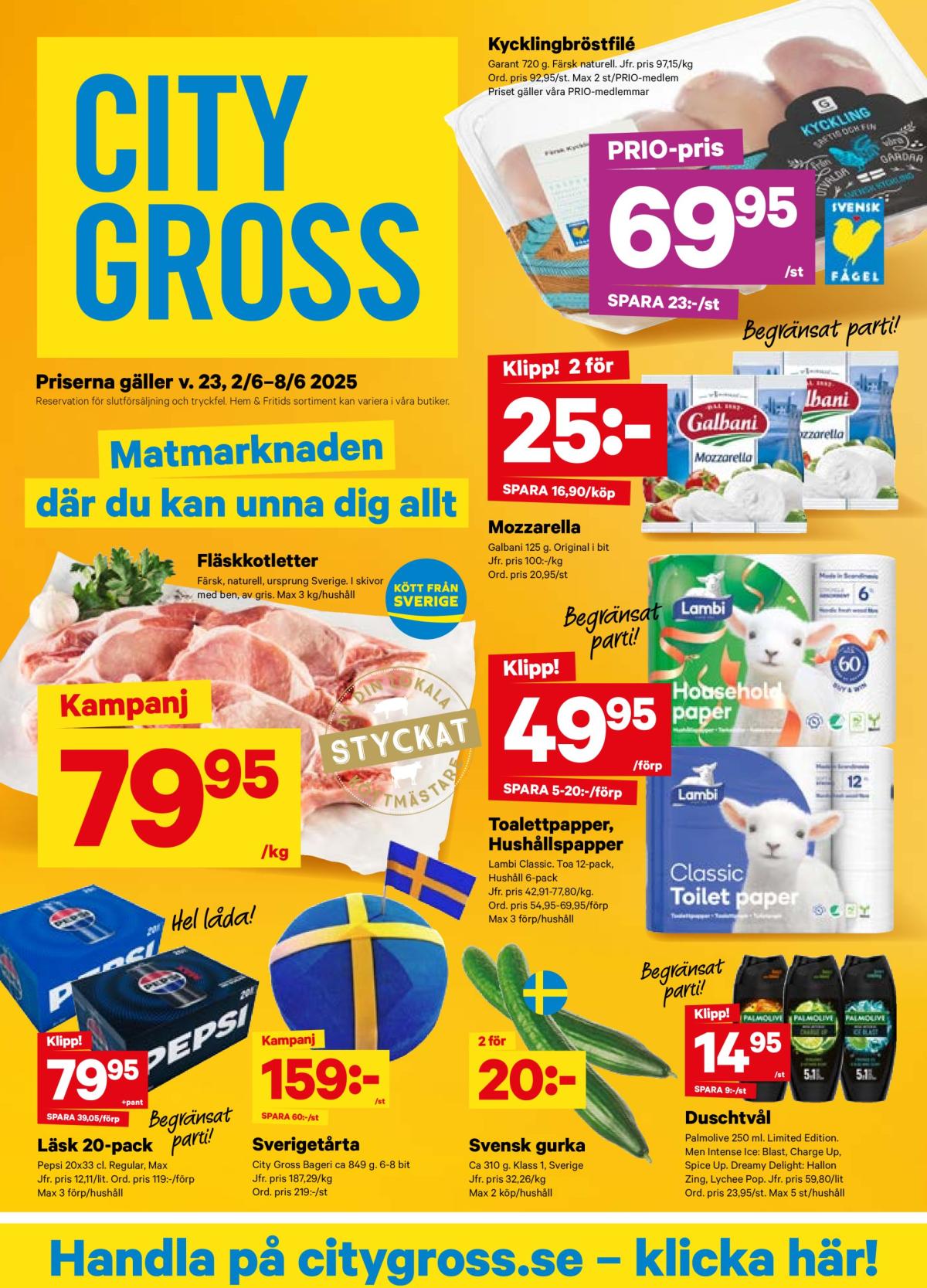 City Gross-reklambladet giltigt från 02/06 - 08/06