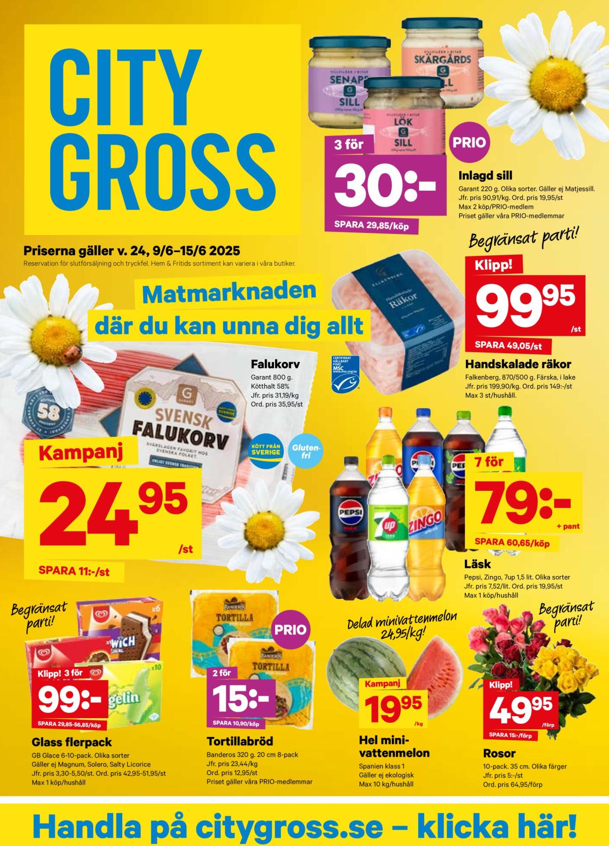 City Gross-reklambladet giltigt från 09/06 - 15/06