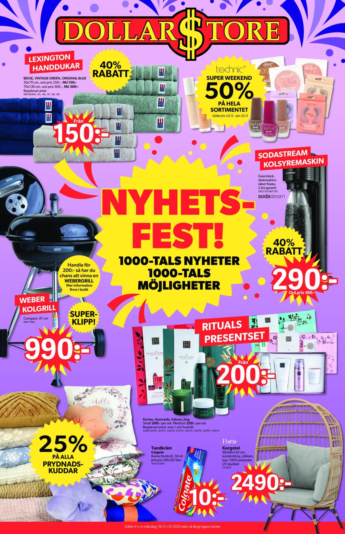 Dollar Store-reklambladet giltigt från 19/05 - 01/06