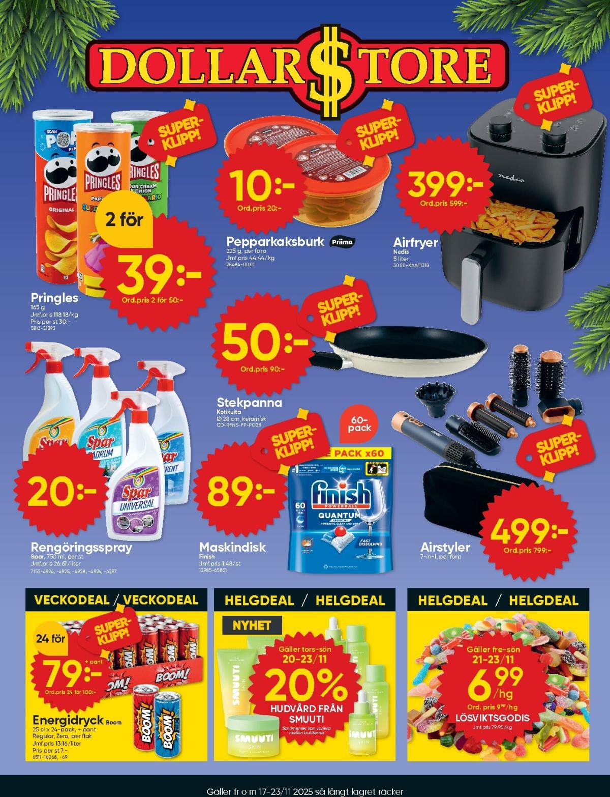 Dollar Store-reklambladet giltigt från 17/11 - 23/11